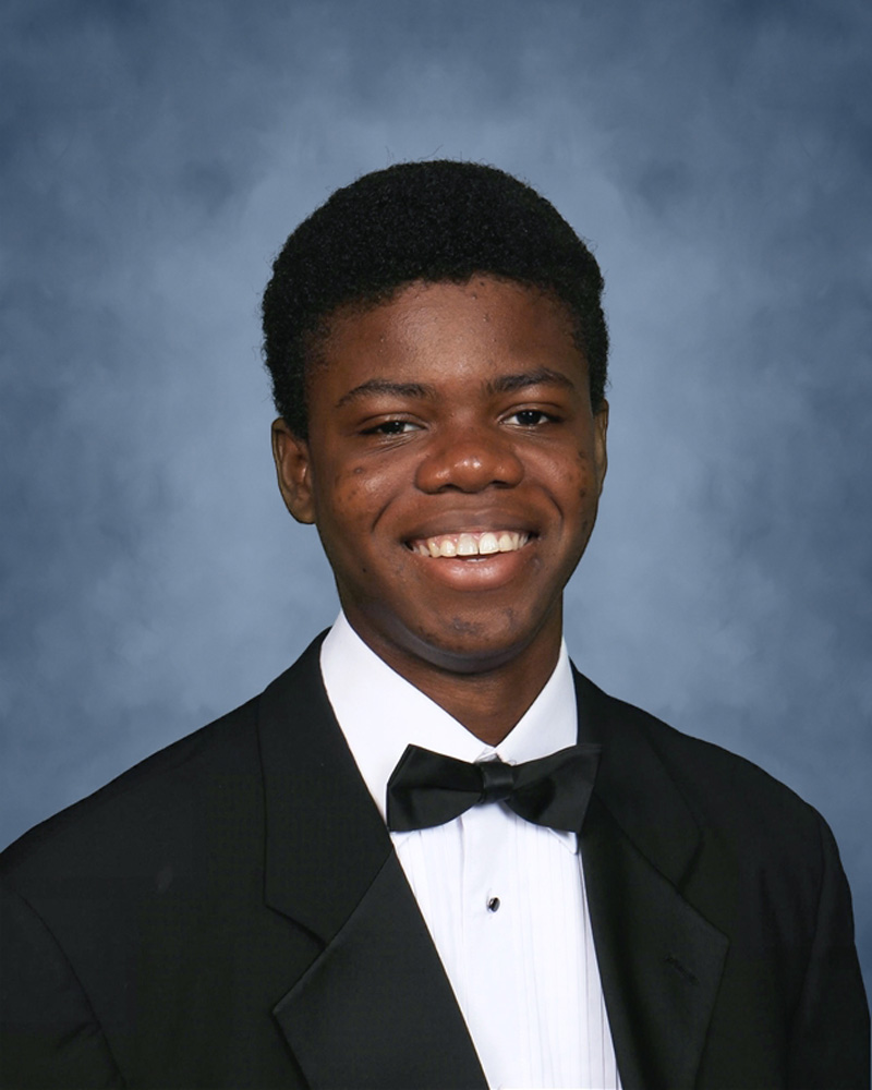  Huntington senior Ismael Blaise.  