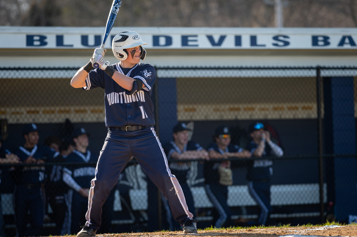  Harrison Baliber at the plate for Huntington. (Darin Reed photo.)  