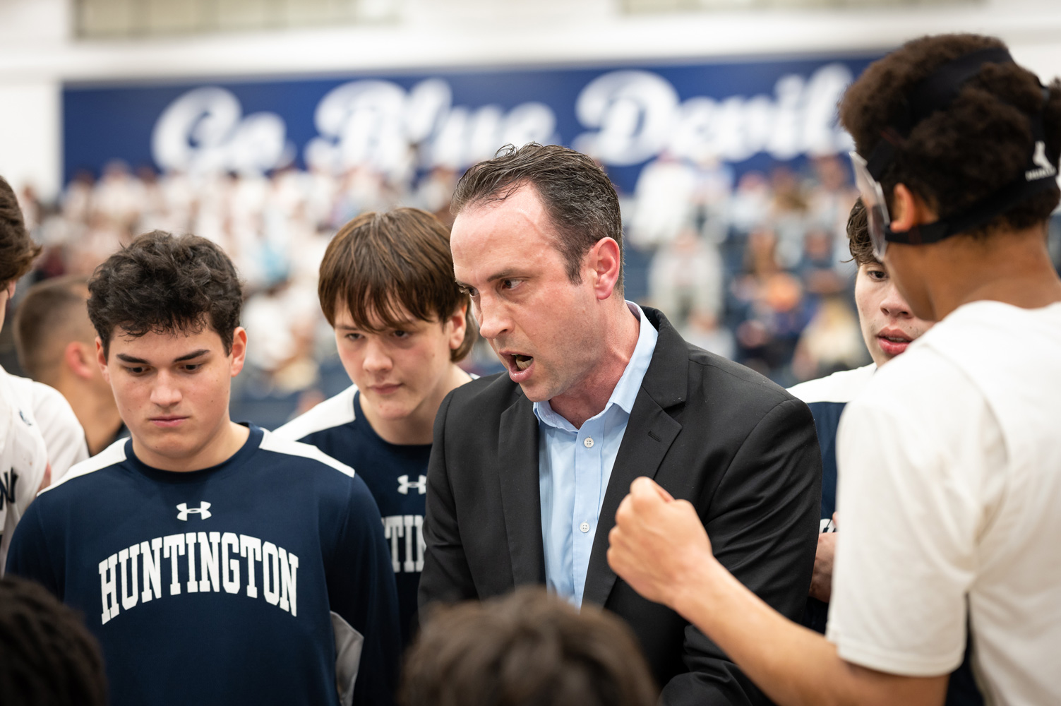  First year Huntington coach Peter Lipka. (Darin Reed photo)  