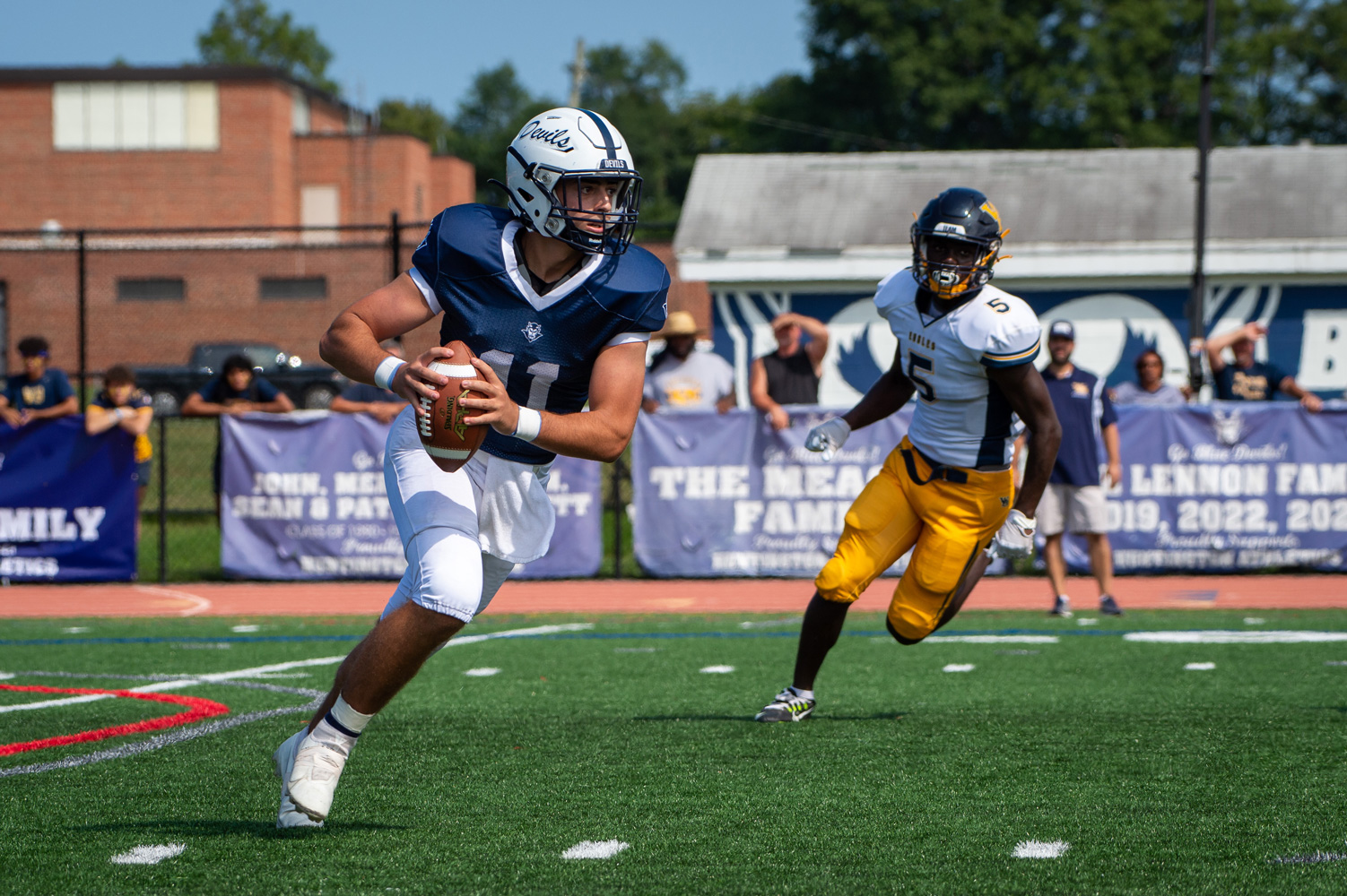  Anthony Annunziata quarterbacked the Blue Devils. (Darin Reed photo   