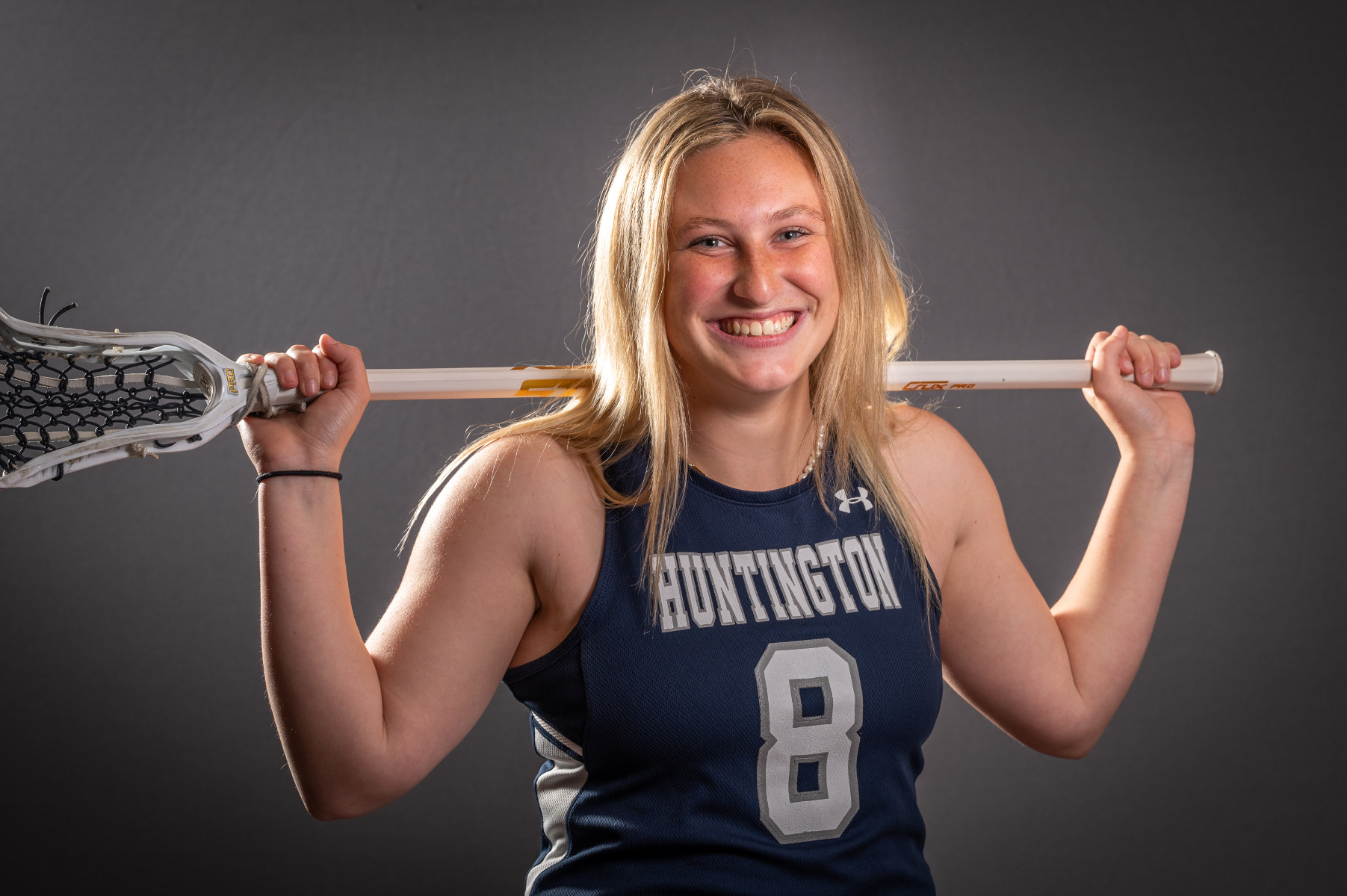  Sophomore Jolie Weinschreider is one of Huntington's stars. (Darin Reed photo)  
