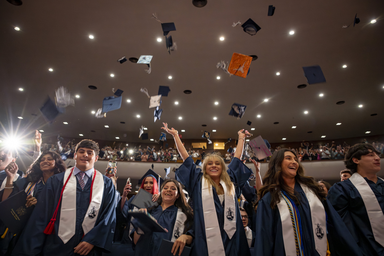  Huntington High School seniors are encouraged to apply for one or more scholarships. (Darin Reed photo.)  