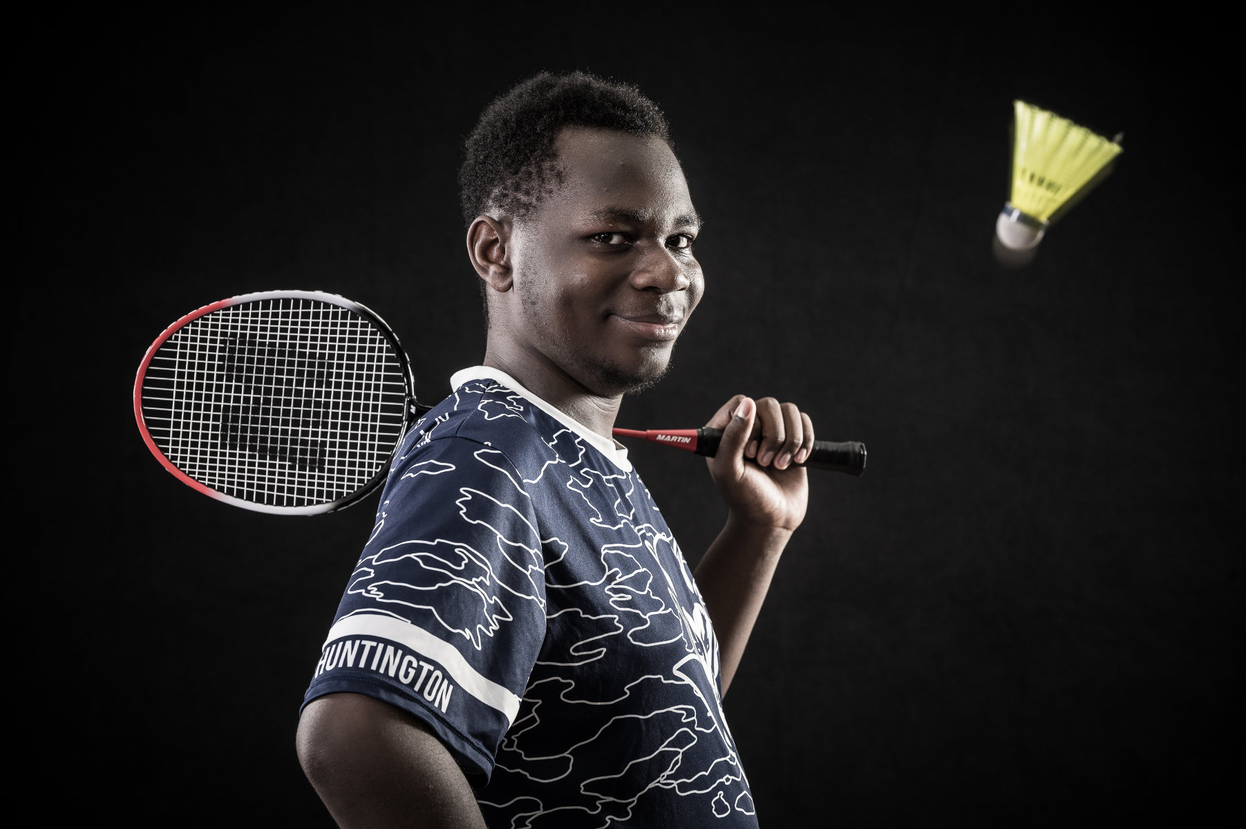 The Blue Devil boys' badminton team was much more competitive in its second season. (Rachel Learned photo)  