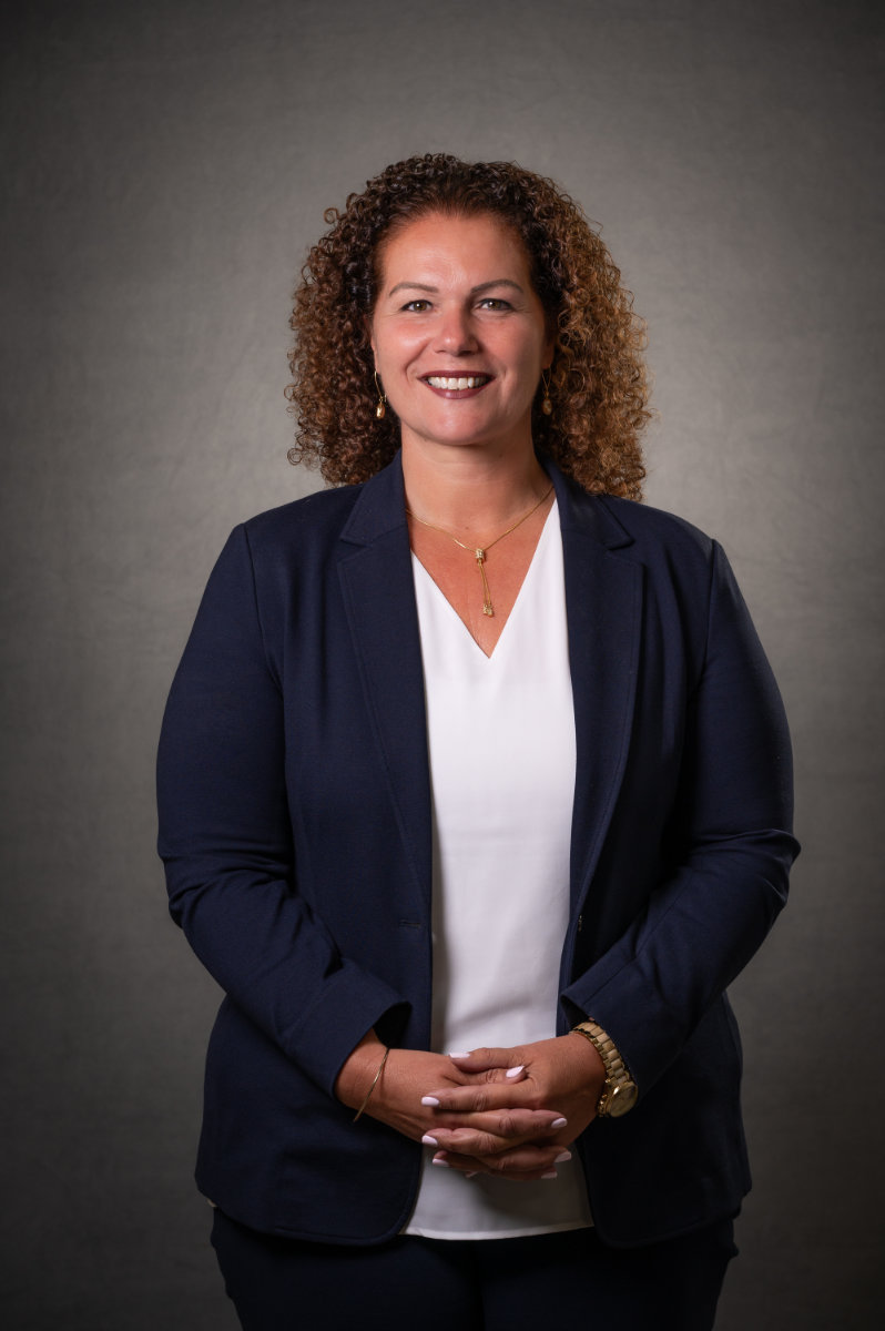  Huntington Superintendent Beth M. McCoy is excited about the new year. (Darin Reed photo.)   