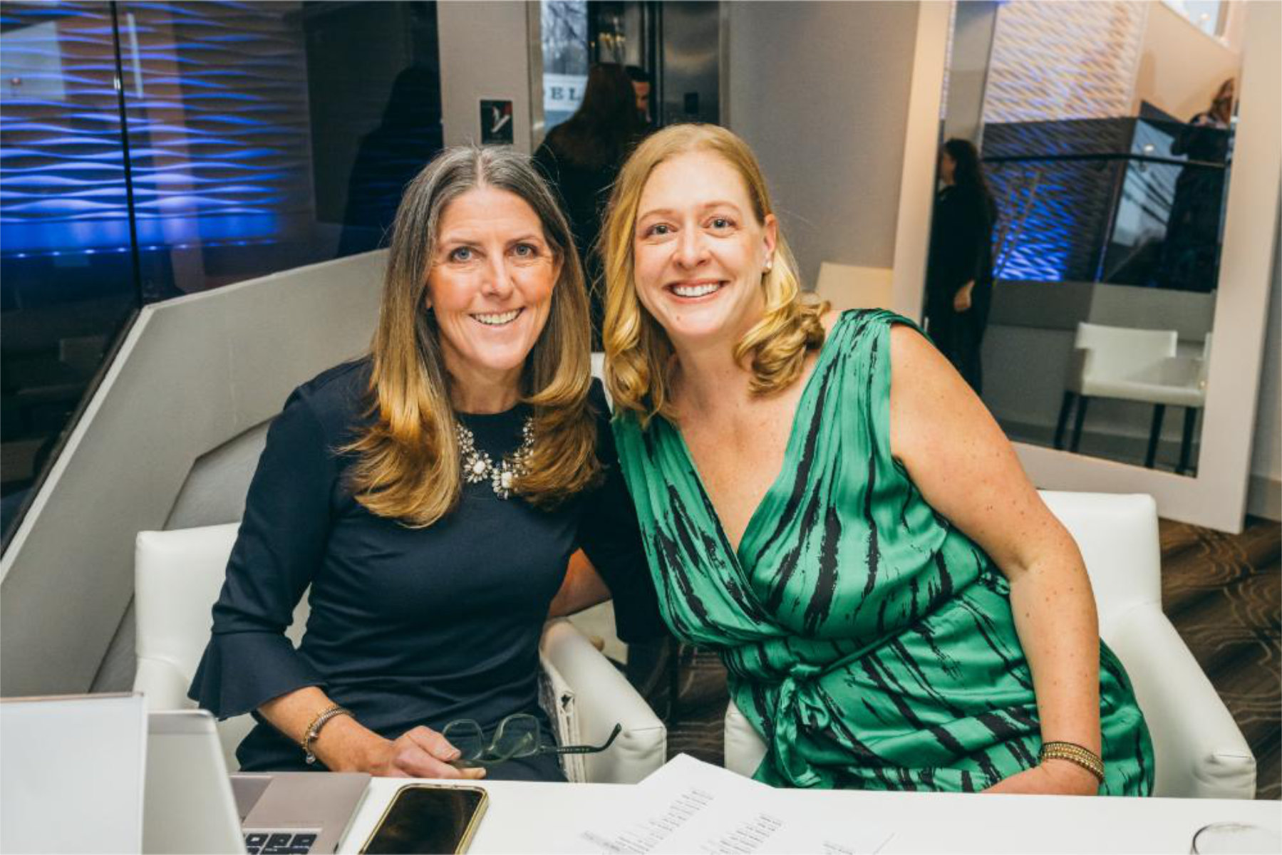 HFEE Chief Financial Officer Meghan Knieriem with Tara Poli at last year's gala.