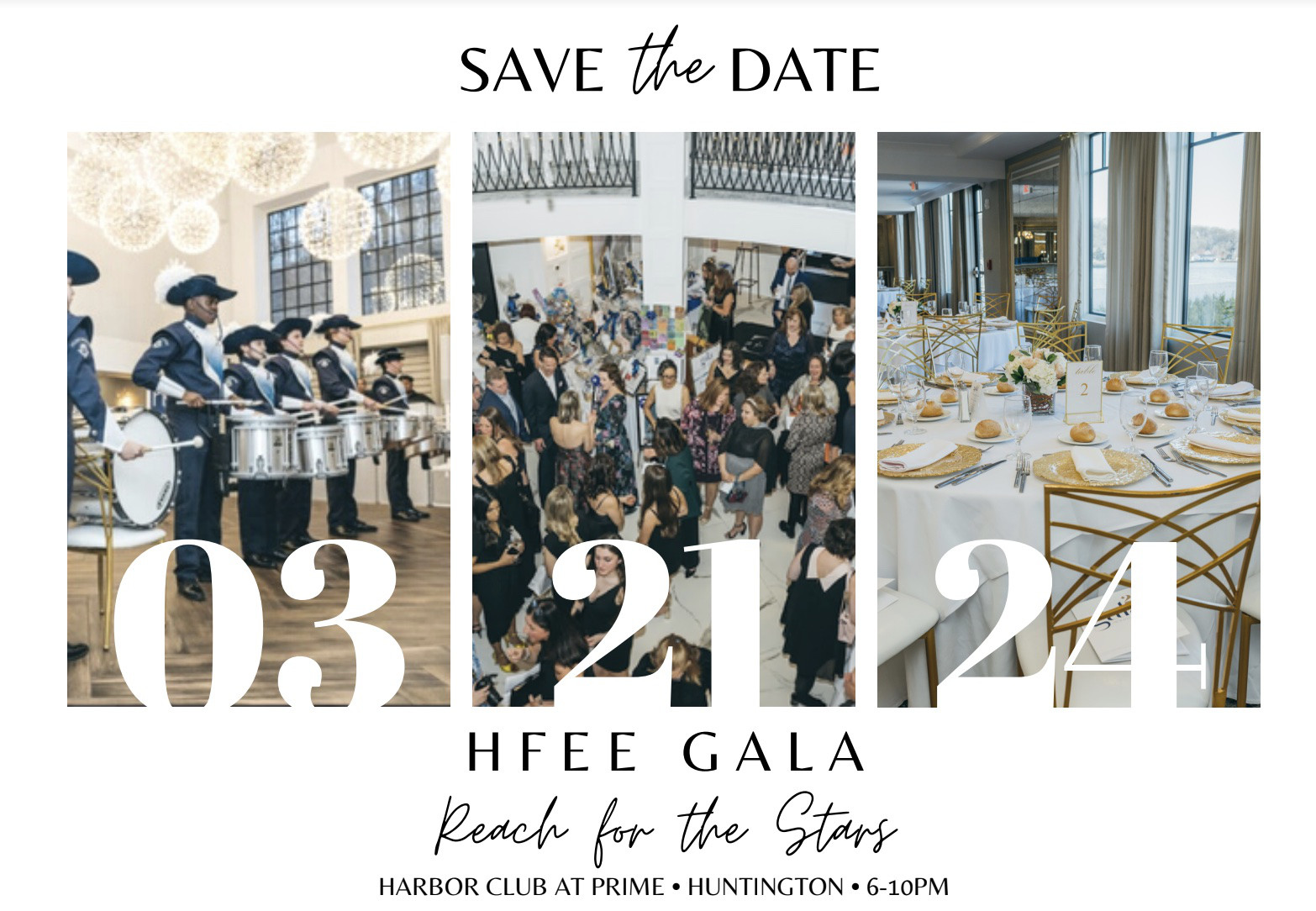  Tickets are available now for the Huntington Foundation's March gala at the Harbor Club at Prime.  