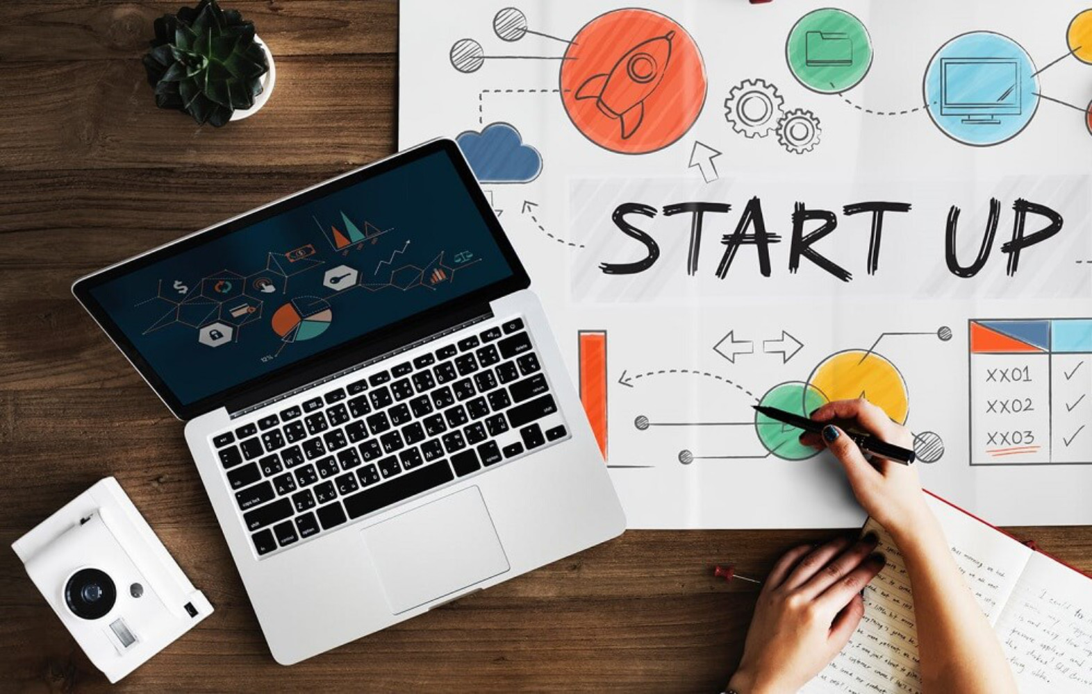  Many business courses are available to Huntington High School students.  