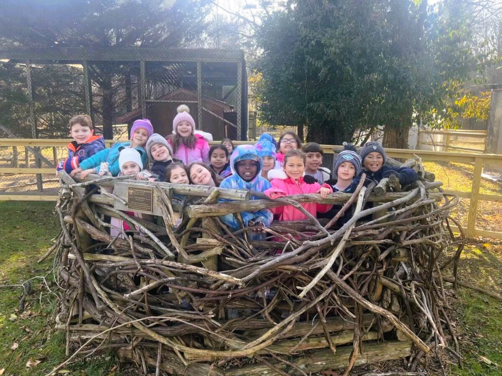  Washington School second graders at Sweet Briar Nature Center in Smithtown   