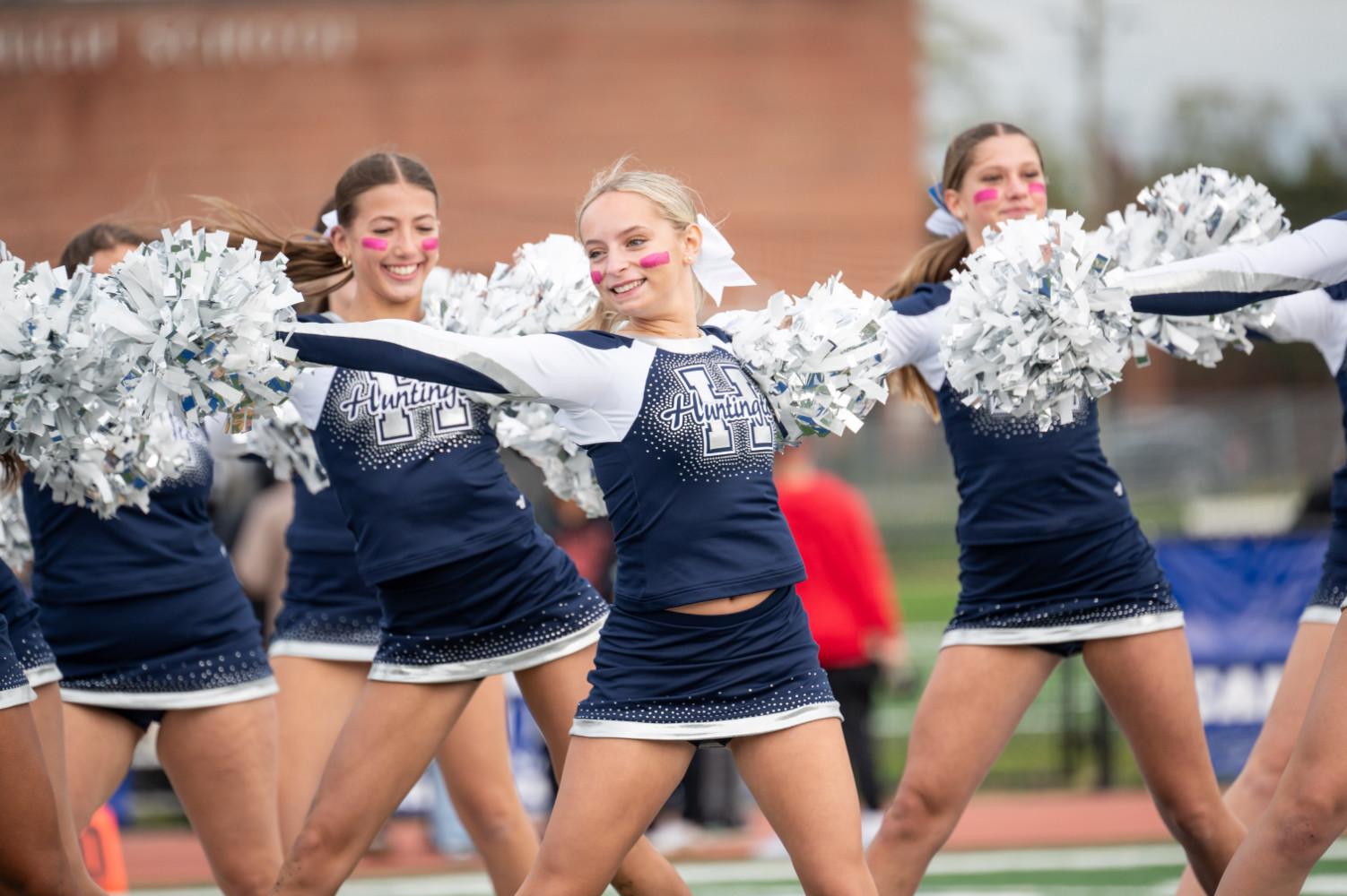  Ava Tizzio and the Huntington Highsteppers in action. (Darin Reed photo.)  