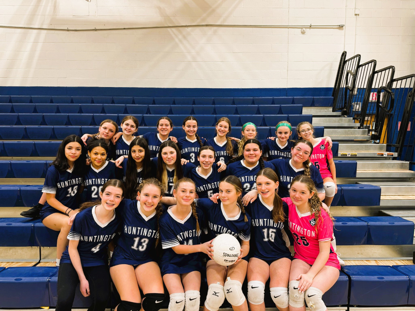  The Finley-White girls' volleyball team coached by Lauren Blackburn.    