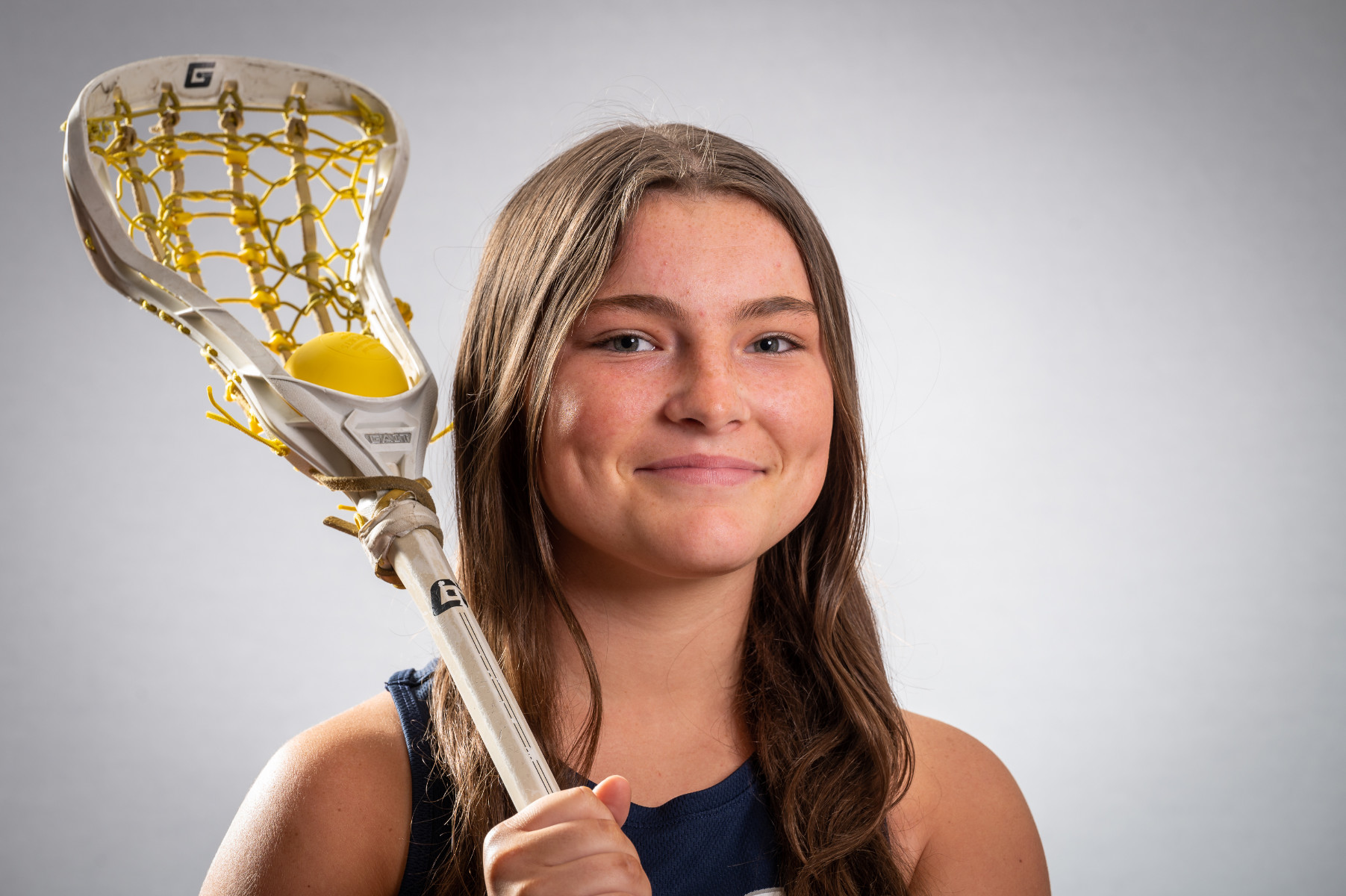  Huntington freshman star Ava McDonald. (Darin Reed photo.)  