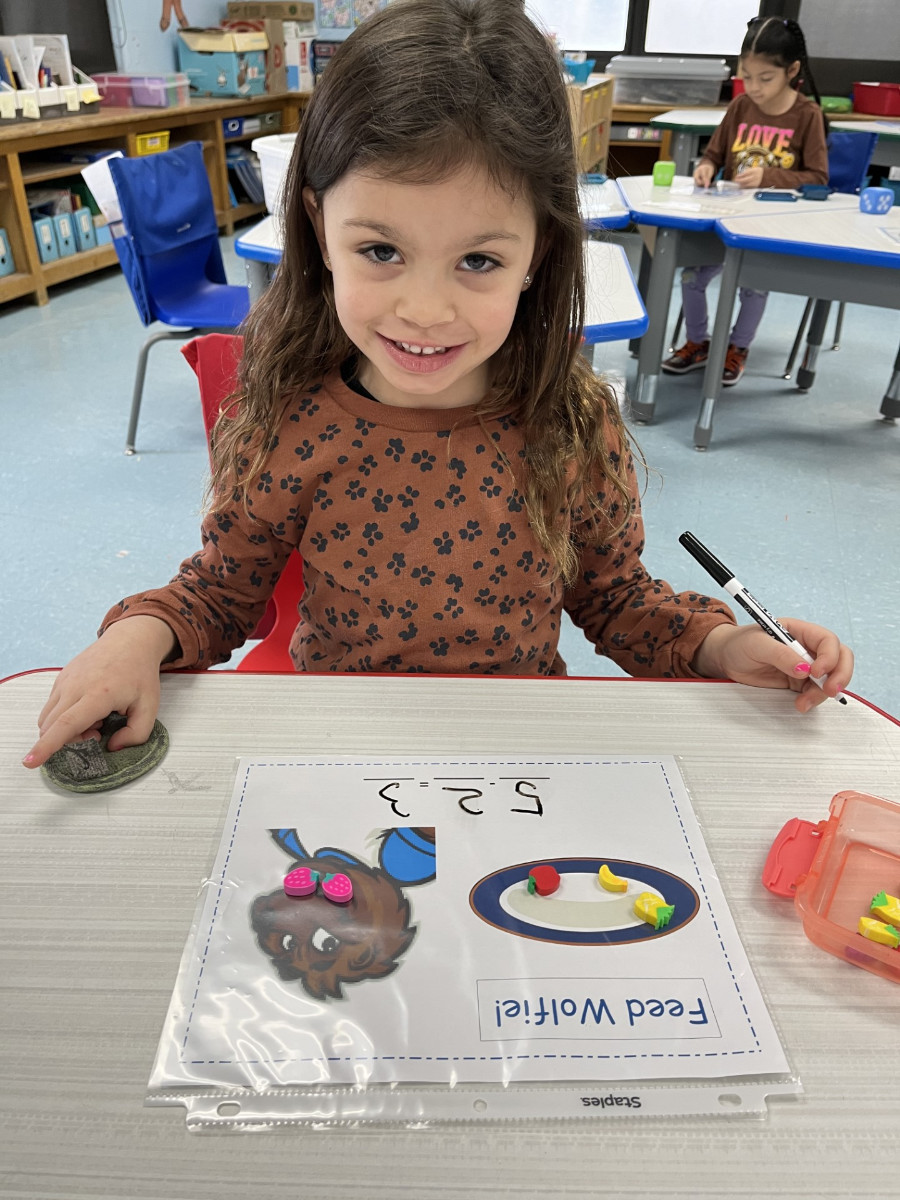  A new math center has Washington School kindergarteners excited   