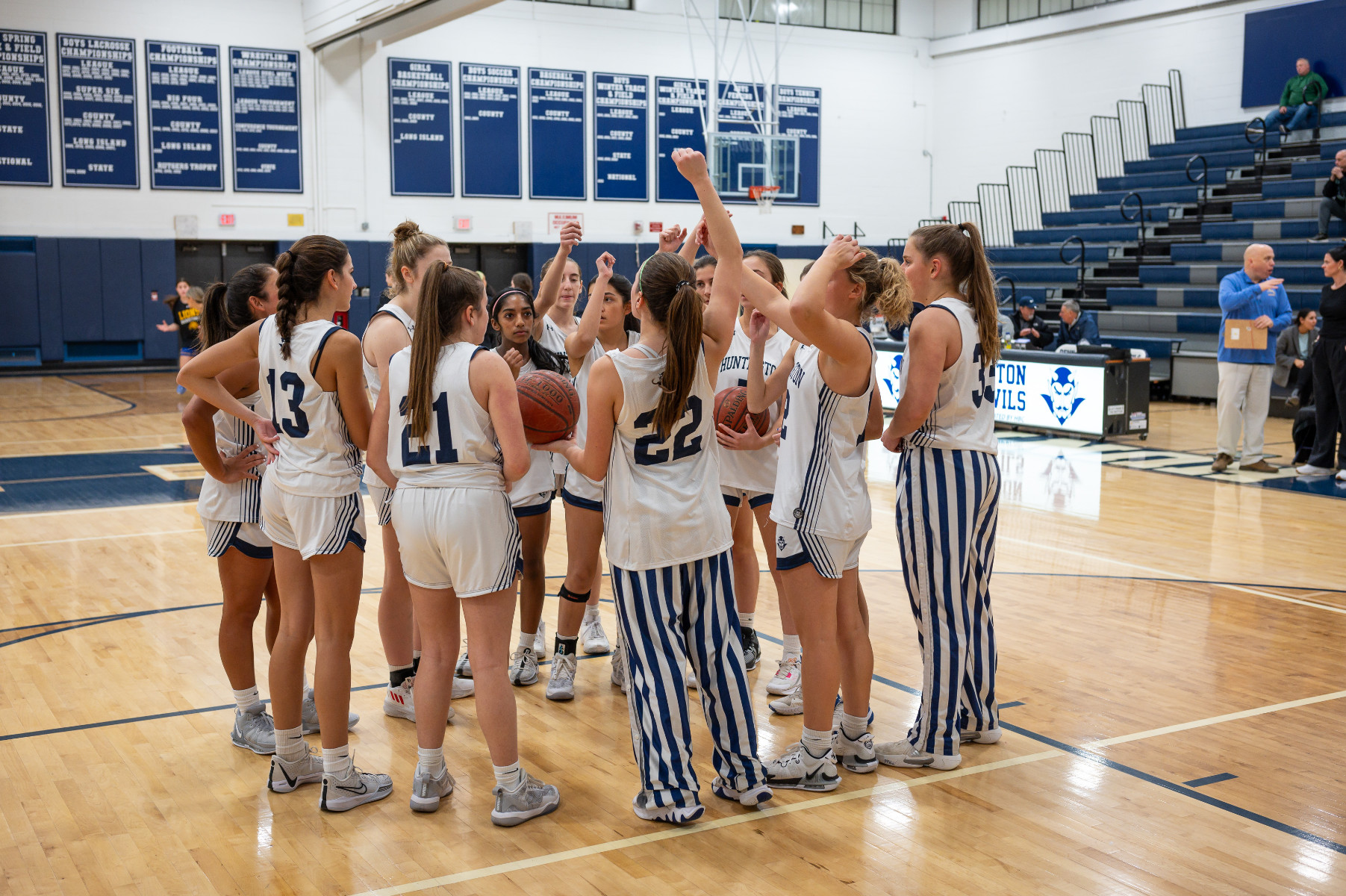  Every game on the schedule is vital to the Huntington girls' basketball team. (Darin Reed photo.)  