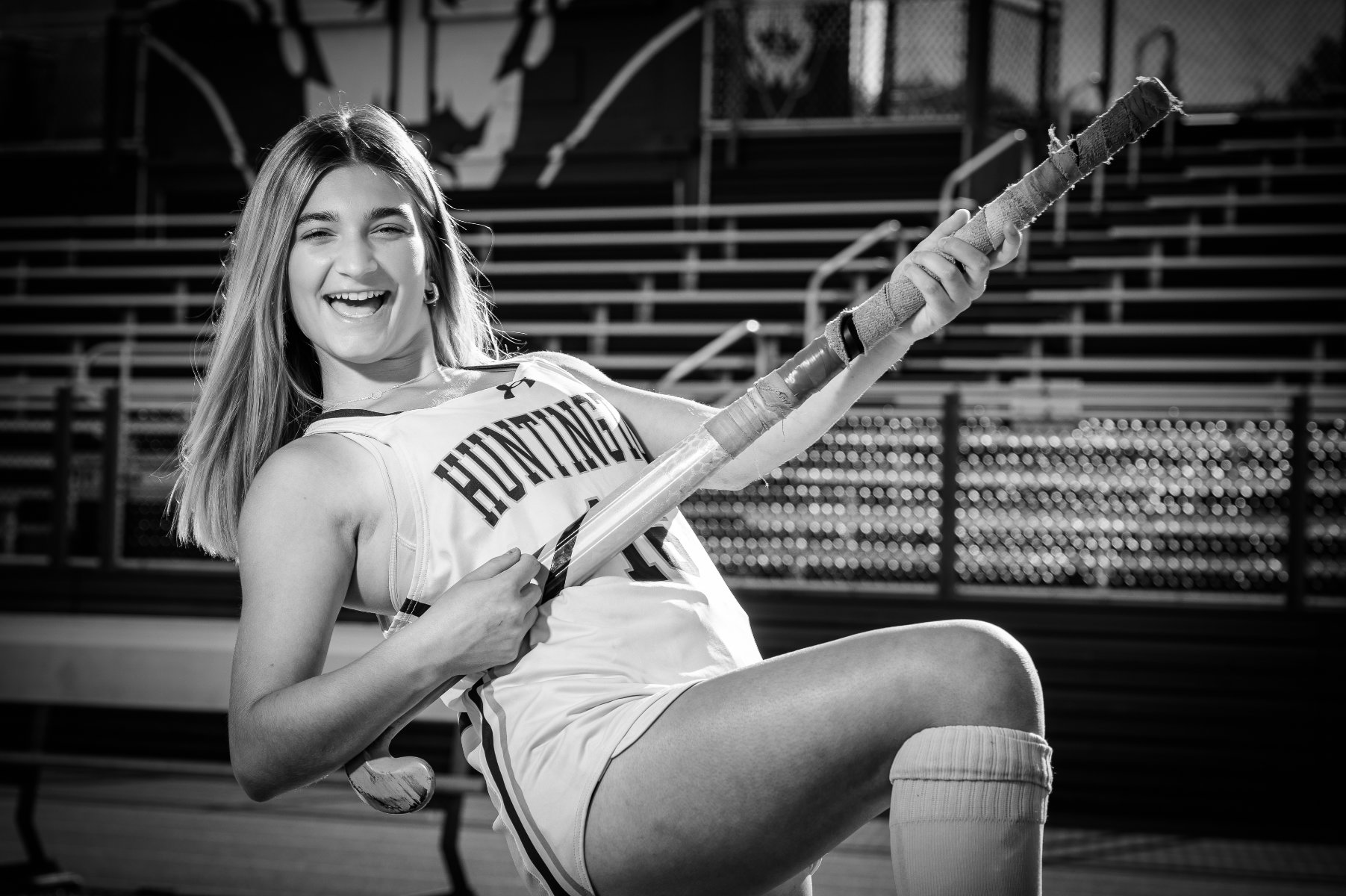  Huntington field hockey star Charlotte Curtin can't wait for the season to begin. (Darin Reed photo.)  