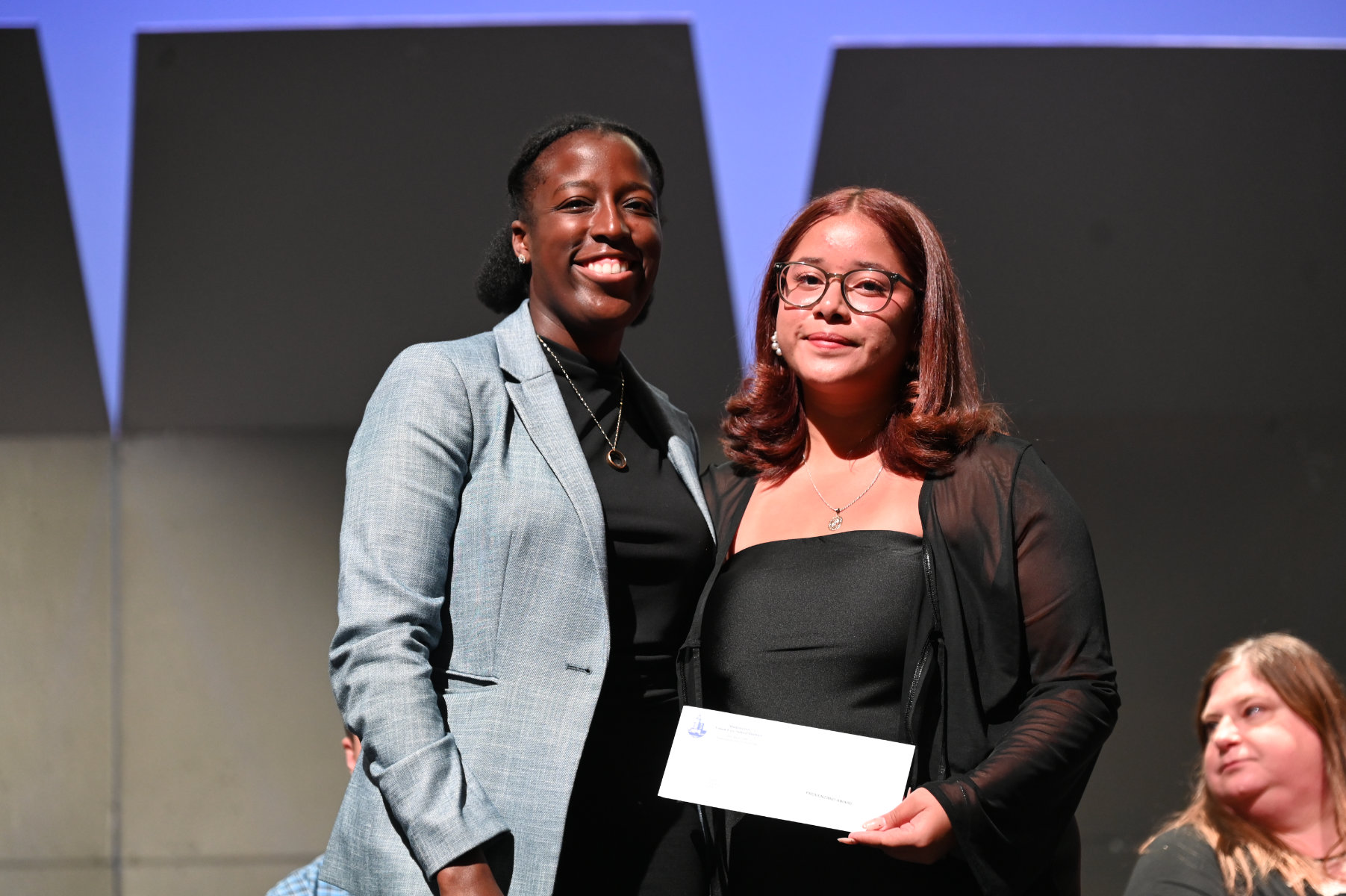  Dr. Daphne Ali with Provenzano scholarship recipient Katherine Estrada-Morales   