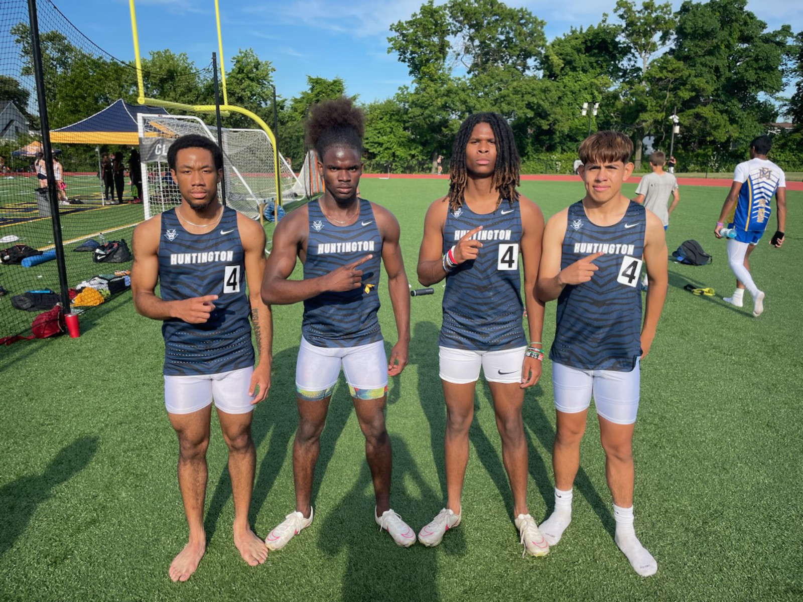  Huntington's 4x400m relay is headed to the New York State Championships.  