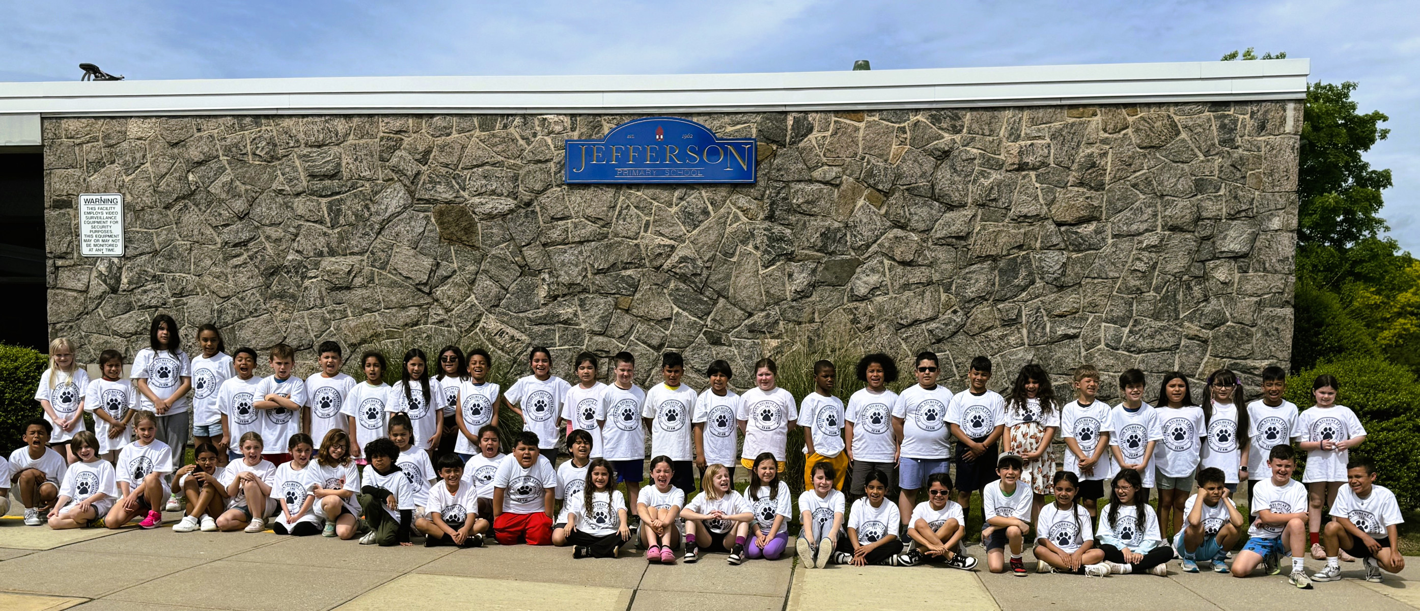  The Jefferson Primary School third grade leadership team.  
