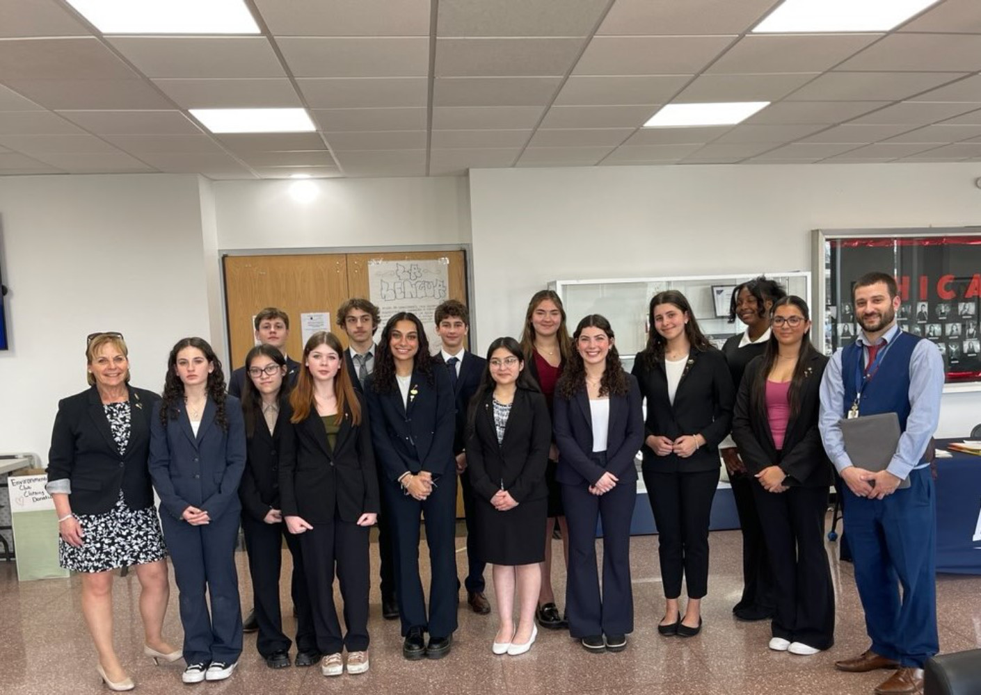 The Huntington mock trial team is ready for the county tournemant.   
