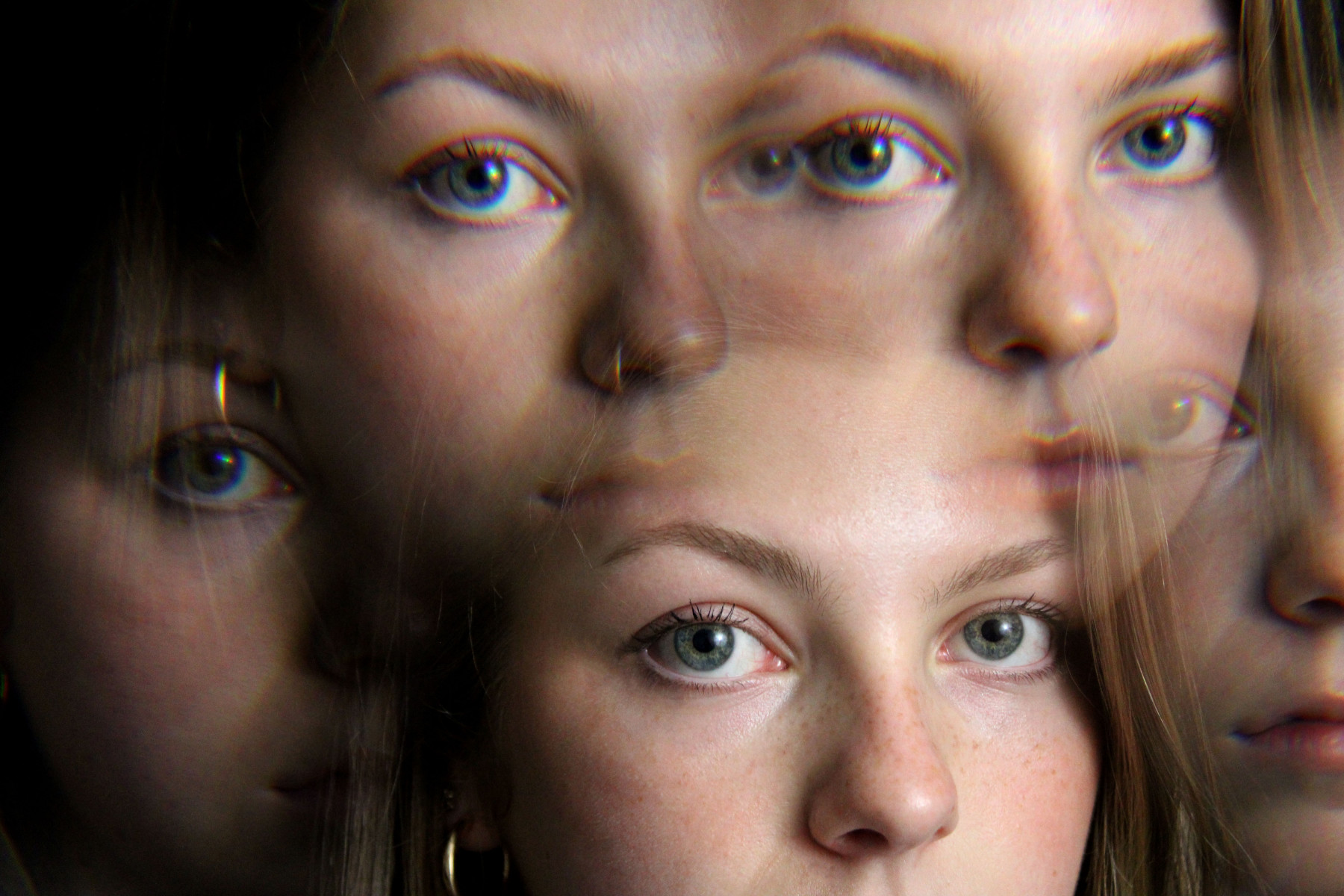  Senior Jada Joseph's enchanting digital photograph she titled Kaleidoscope.  