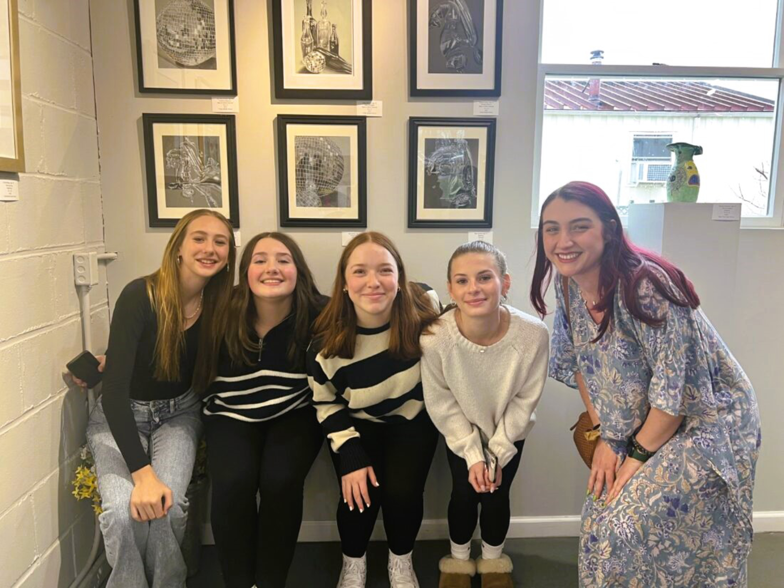  Finley artists at the 3rd Annual Middle & High School Student Artists Juried Show at The Atelier at Flowerfield in St. James  