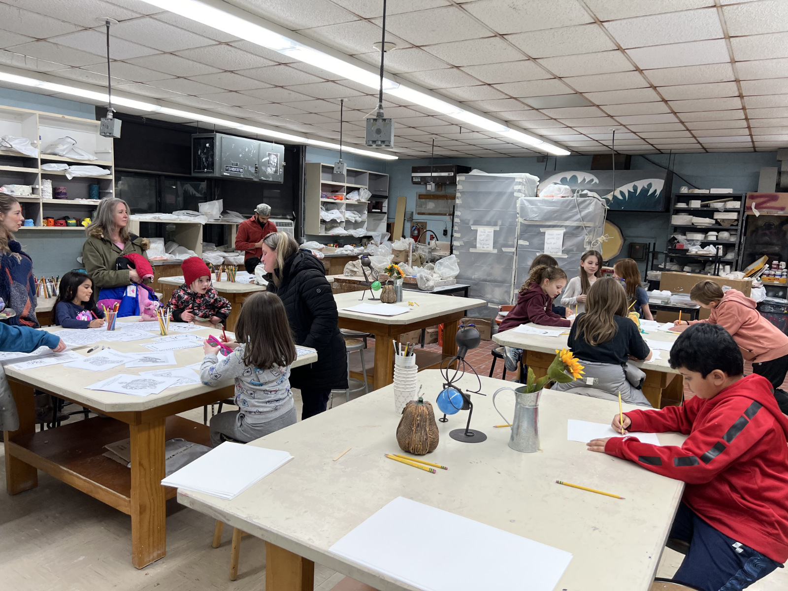 Arts Night participations had fun creating a craft