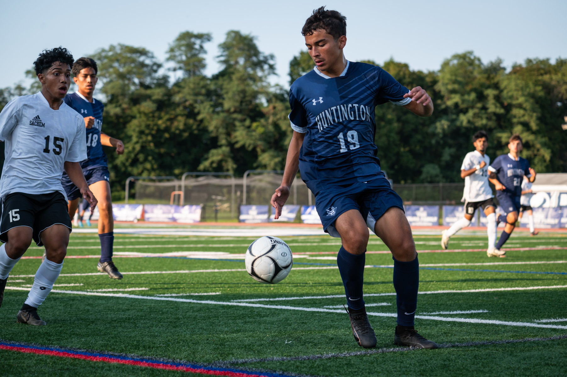 Huntington appears to have the building blocks for a solid team next fall. (Darin Reed photo.)