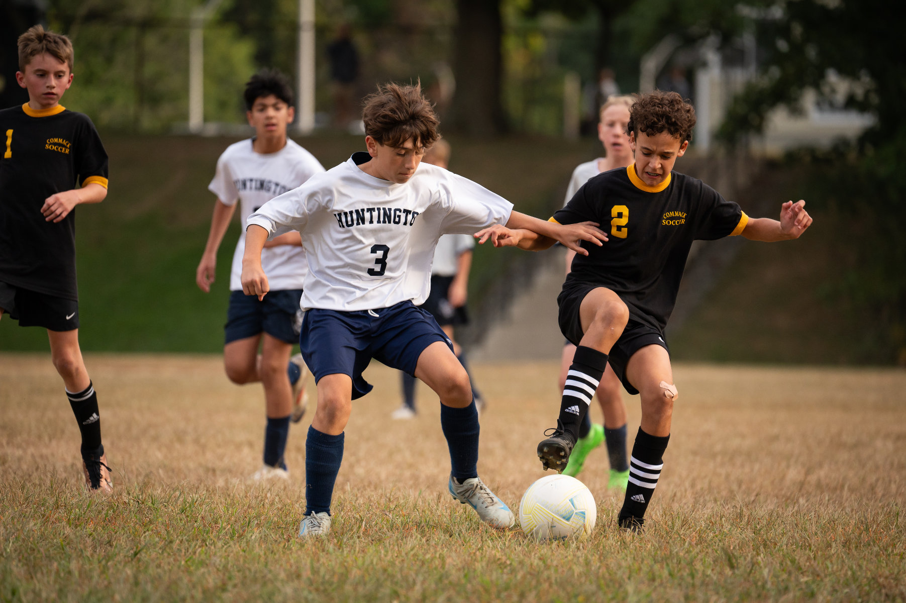 The Finley-White boys' soccer team battled hard. (Darin Reed photo (1)