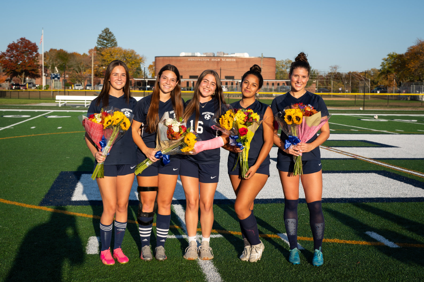 Sophie Carlson, Jenna Italiano, Kaylee Smalling, Jamie Garcia and Devon St. John. (Darin Reed photo