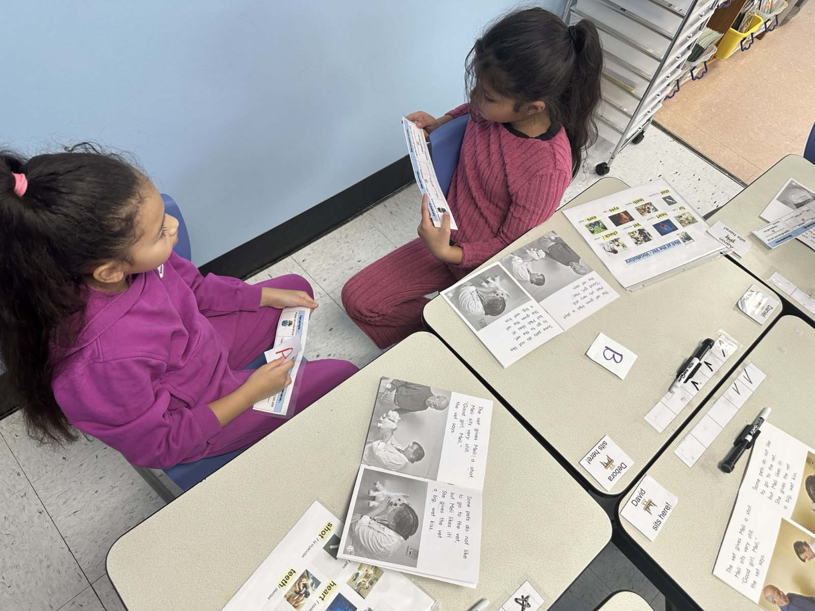 English language learners are working hard at Washington Primary School.    