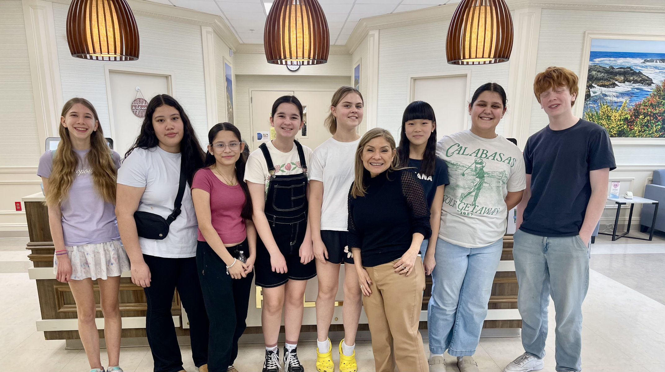 Finley Community Club members at Carillon Nursing & Rehabilitation Center in Huntington.