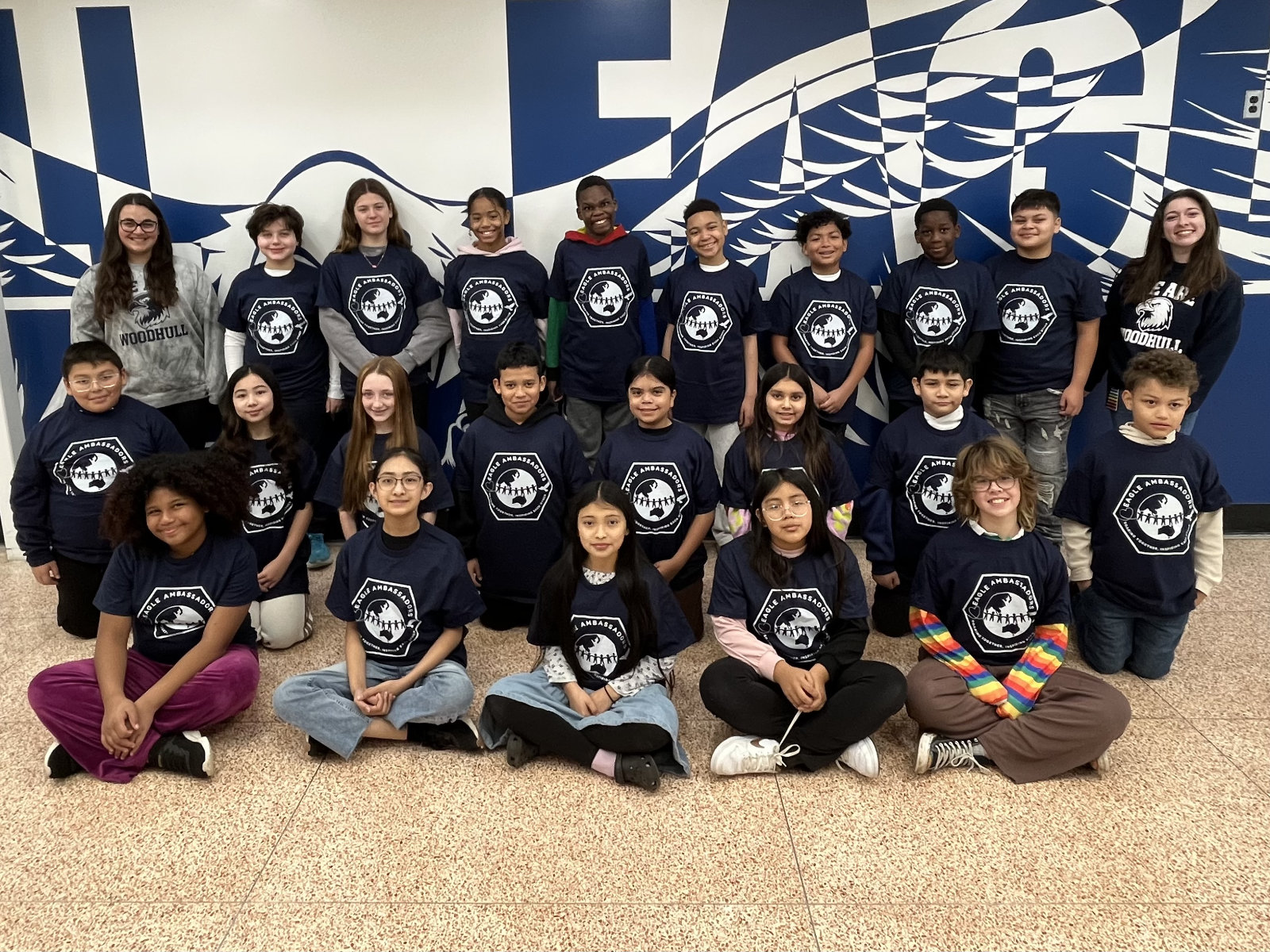  Woodhull sixth grade Eagle Ambassadors.  