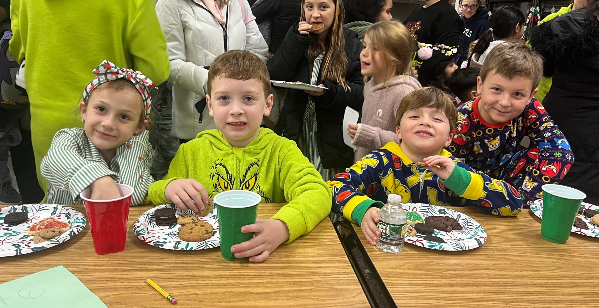 Everyone seems to love milke and cookies.