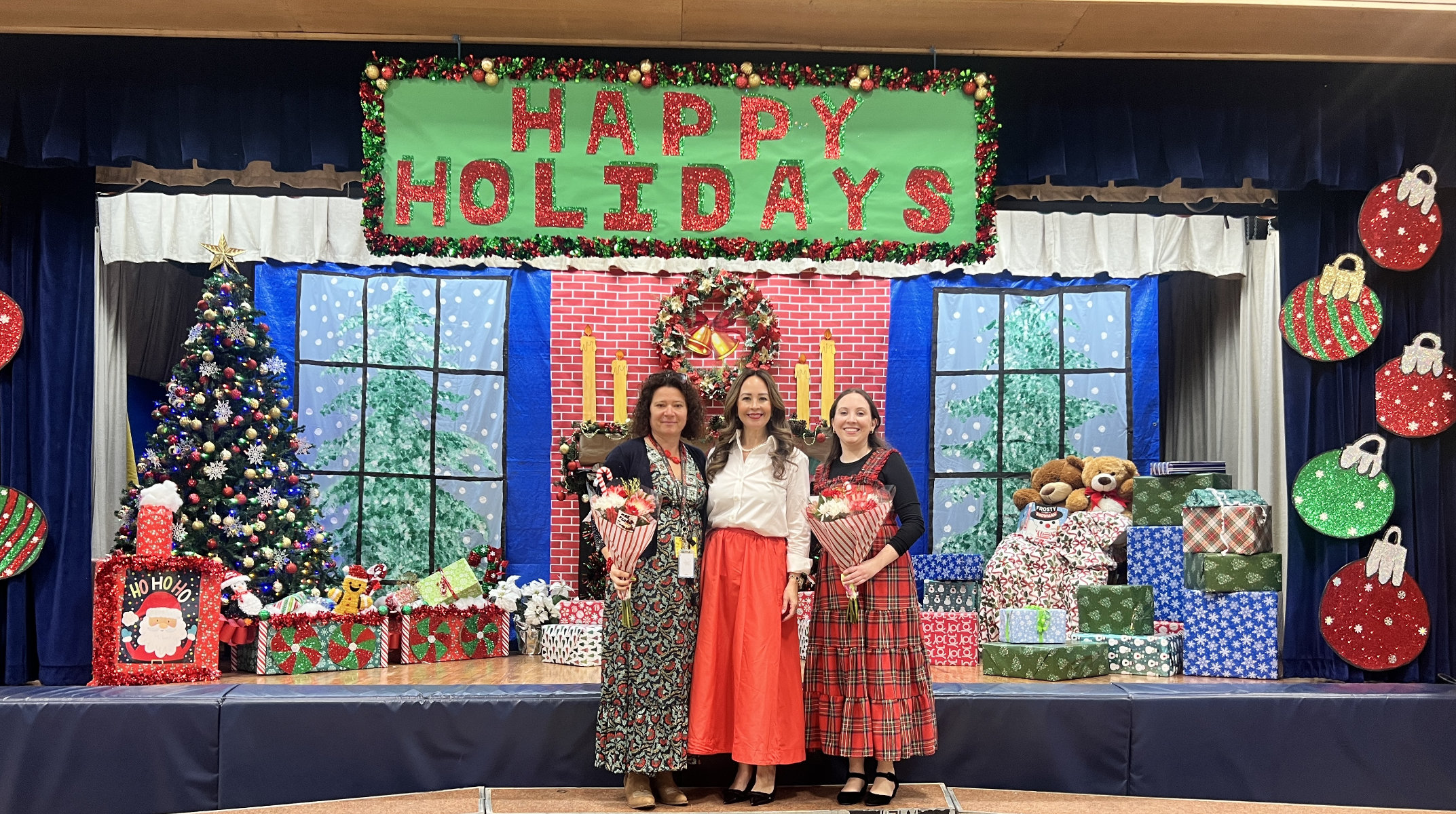 Andrea Floro, Valerie Capitulo-Saide and Ashley Berrell at Jefferson.