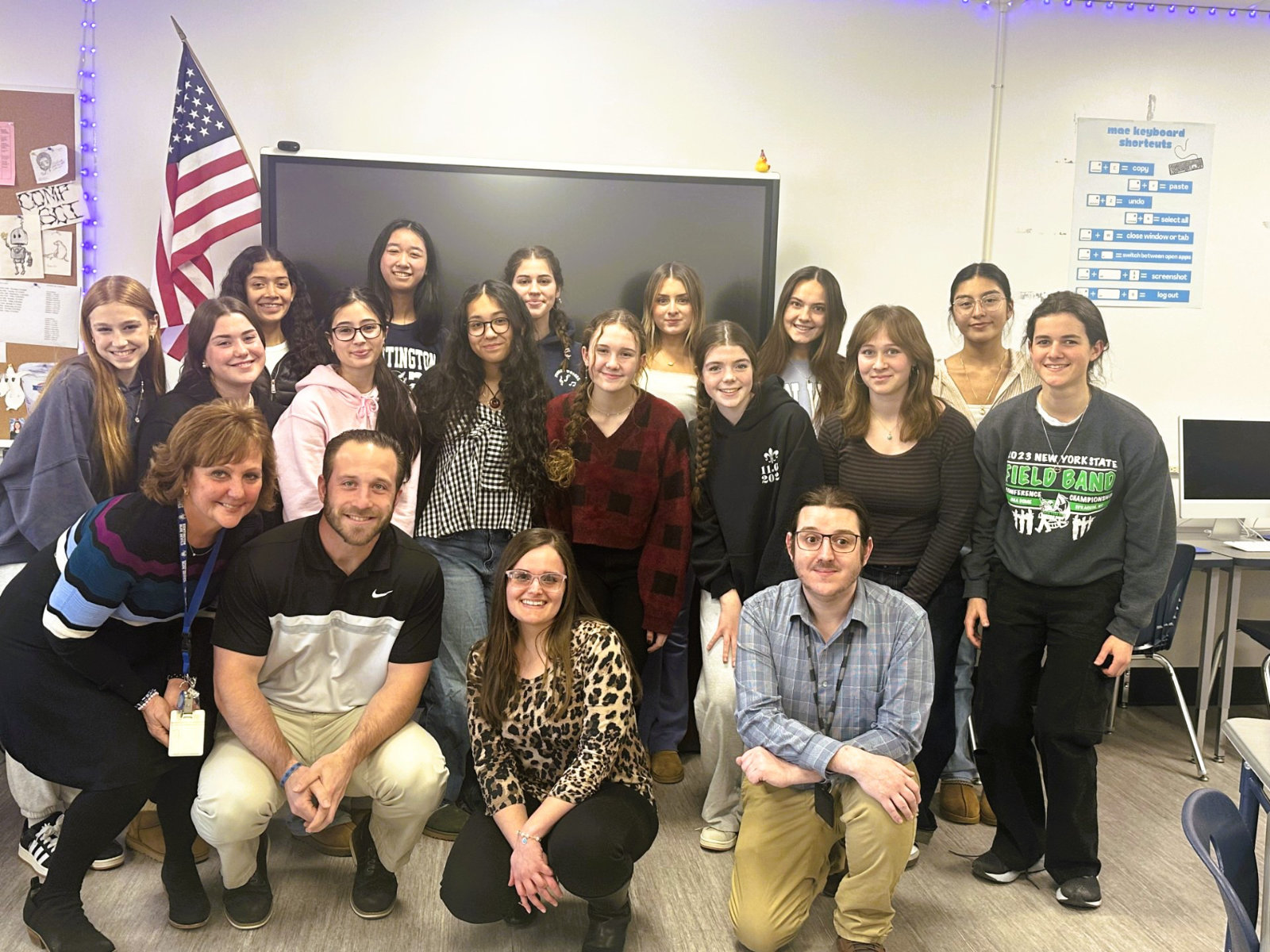 Huntington High School garnered a female diversity award for its AP Computer Science A course