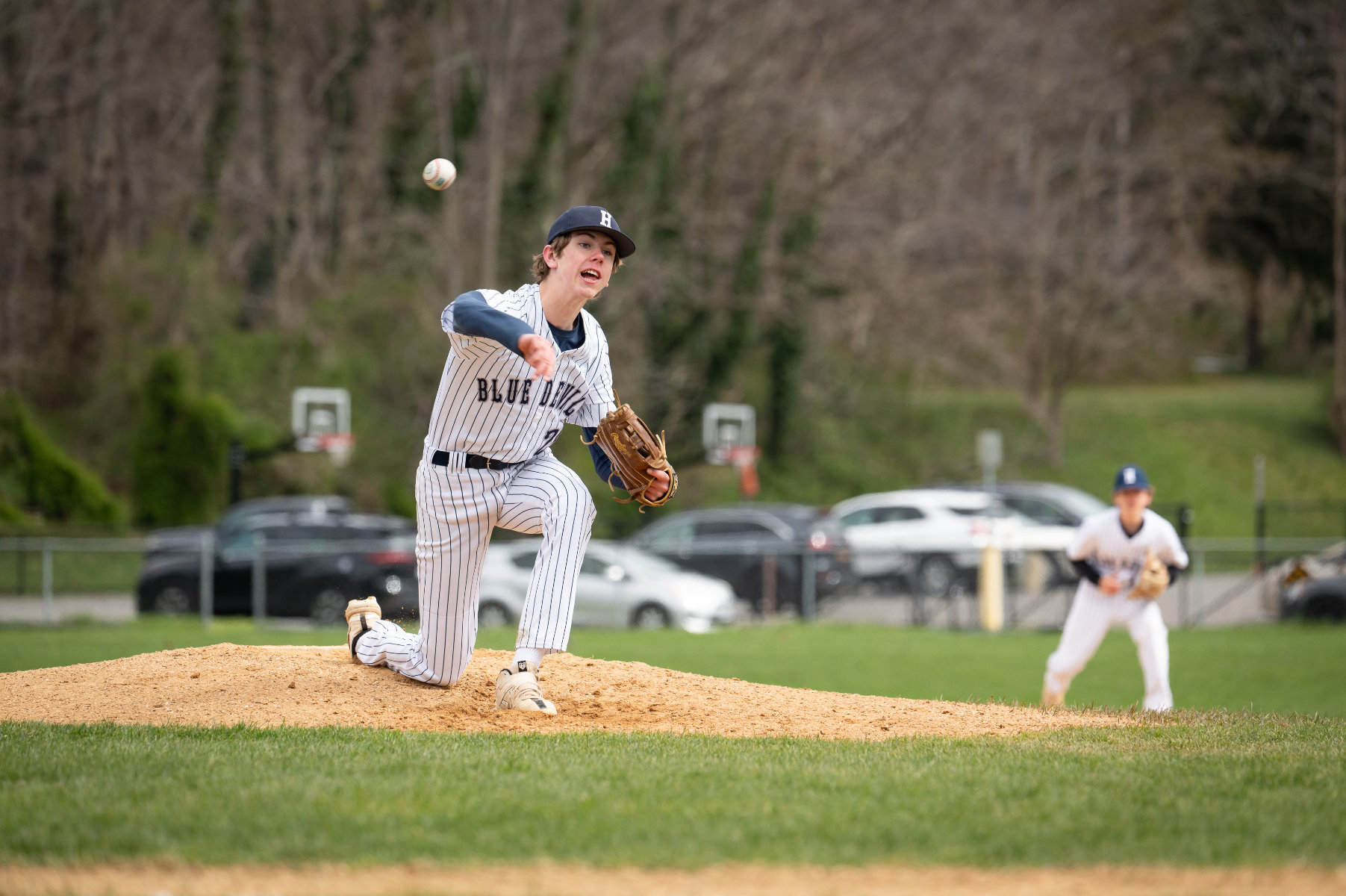 Will Donaghy is one of Huntington's fireballers on the mound. (Darin Reed photo.)