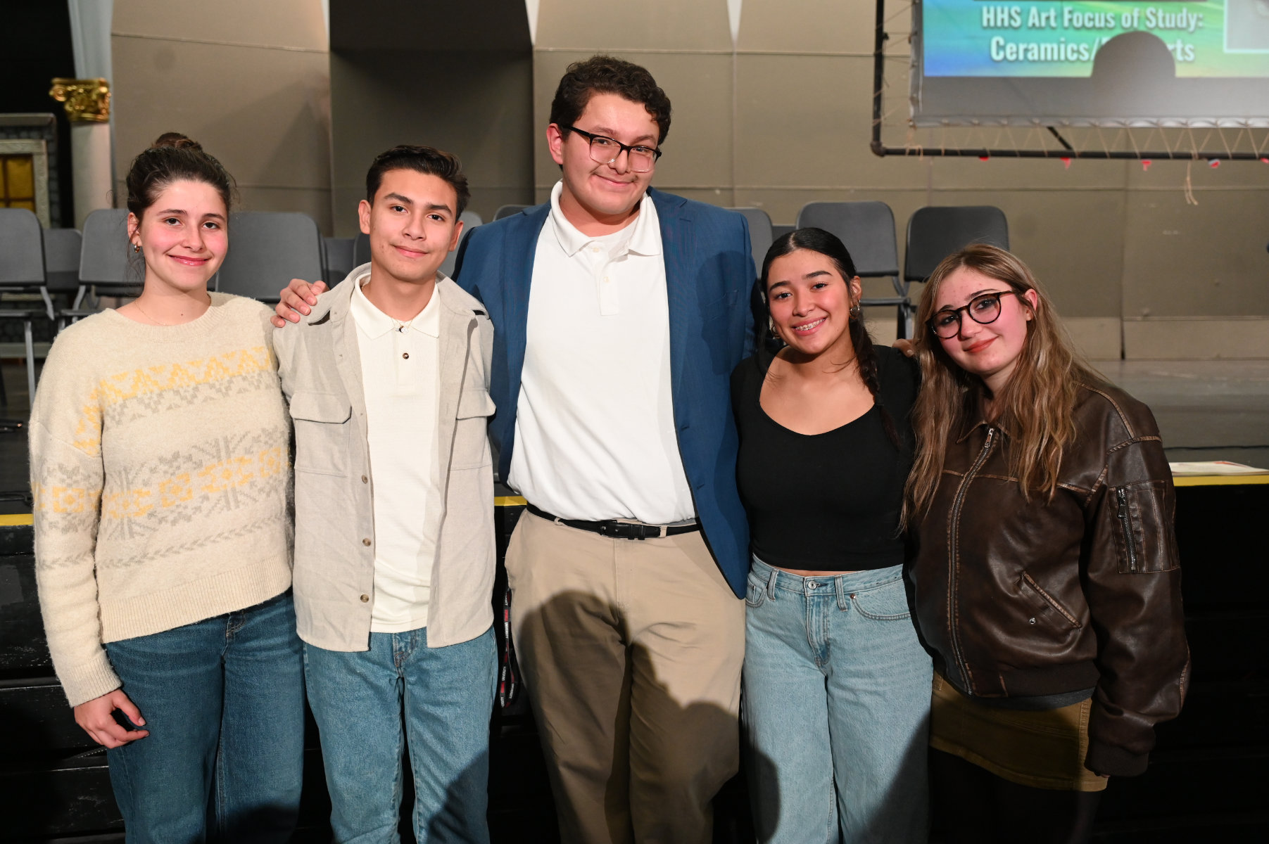  The Huntington Art Honor Society chapter executive board is a creative group (1)