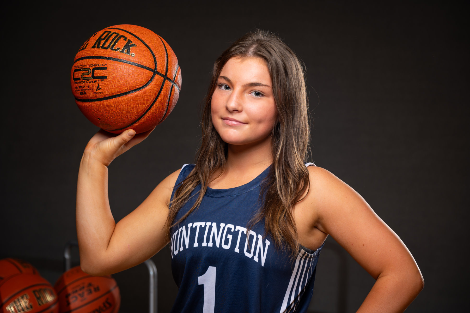  Ava McDonald is enjoying a great season with the Huntington girls' basketball team. (Darin Reed photo 