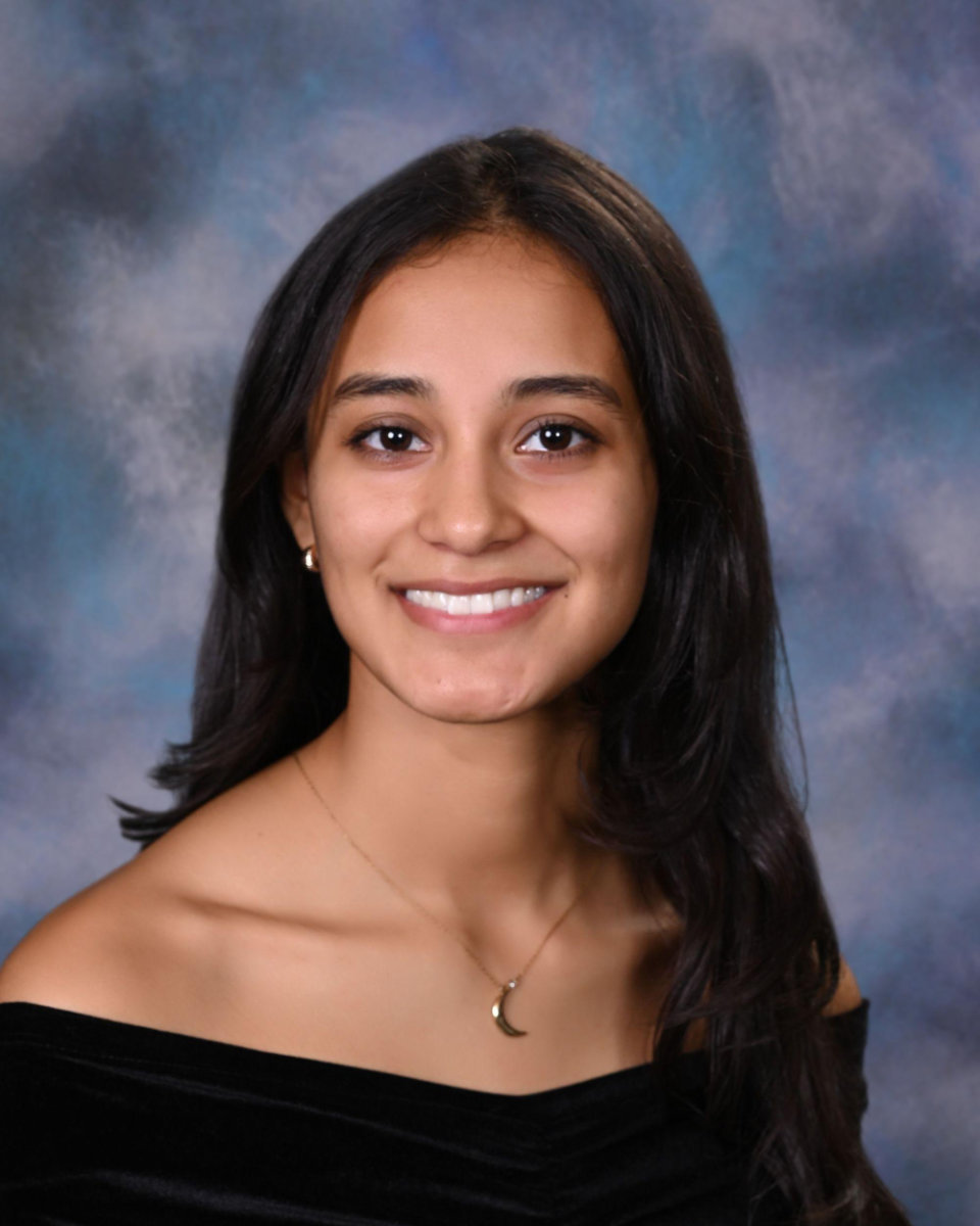  Huntington High School senior Julia Aldas.  