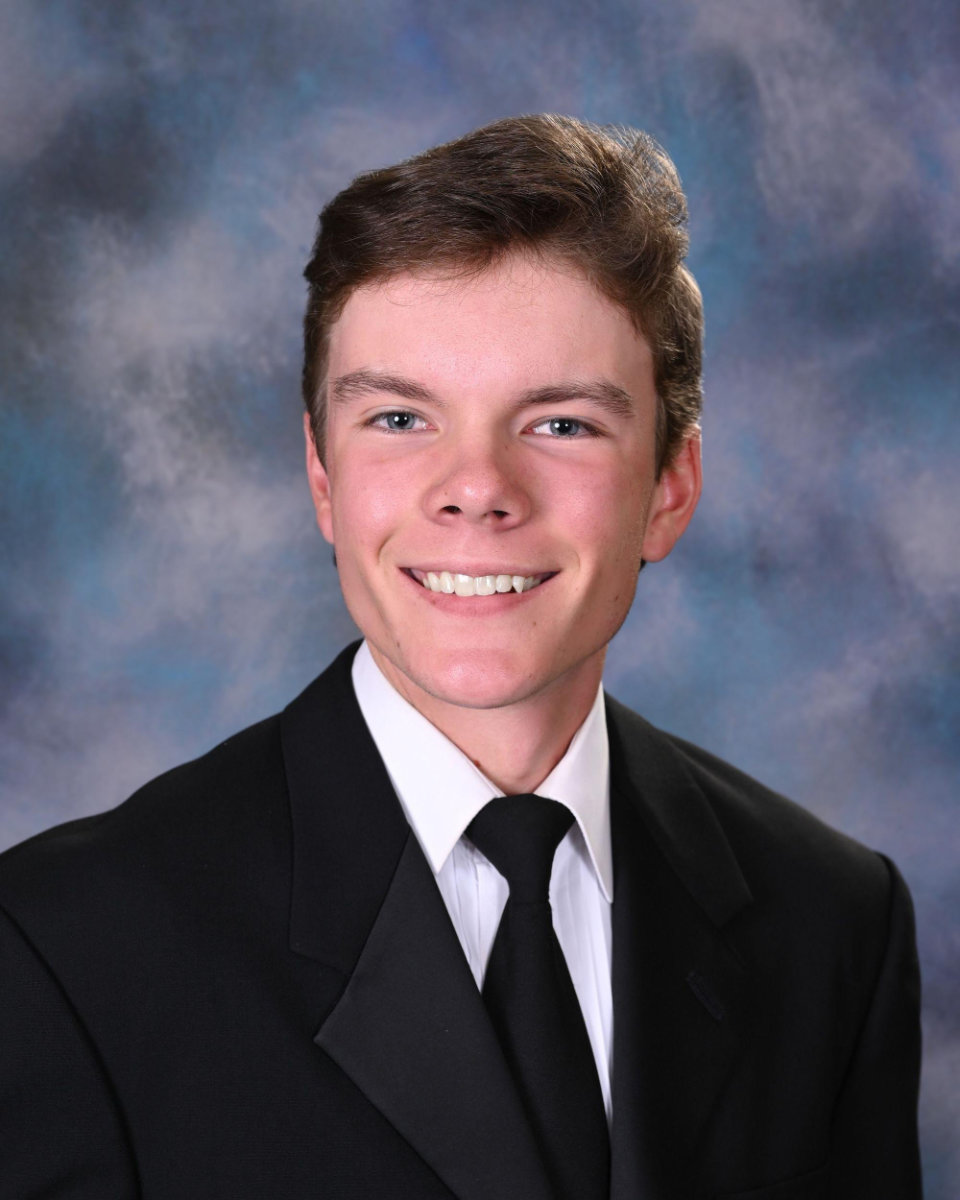  Huntington High School senior Jack Hotine.   