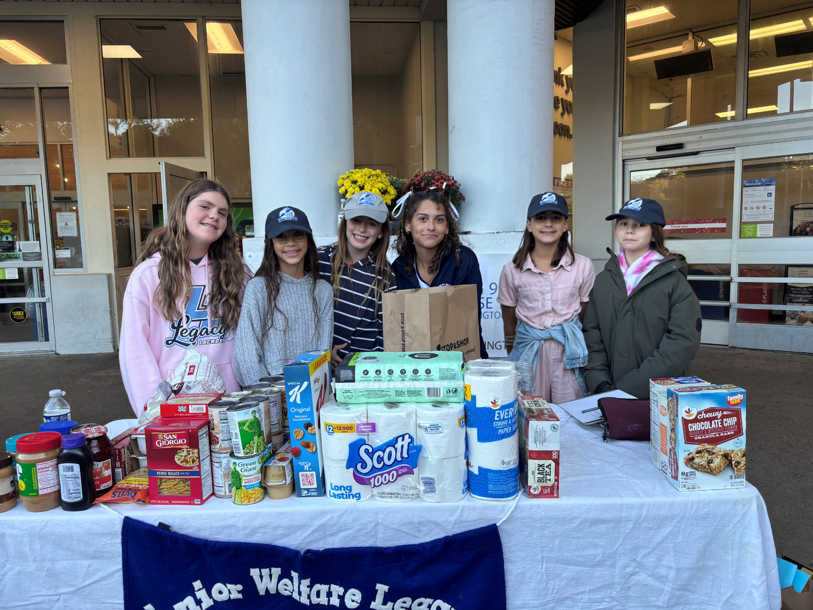  Volunteers helped collect the donated items   