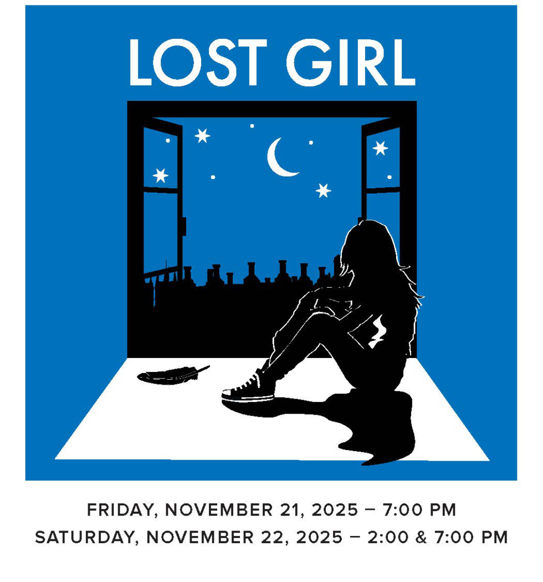  The Huntington High School drama club will stage Lost Girl this weekend.
