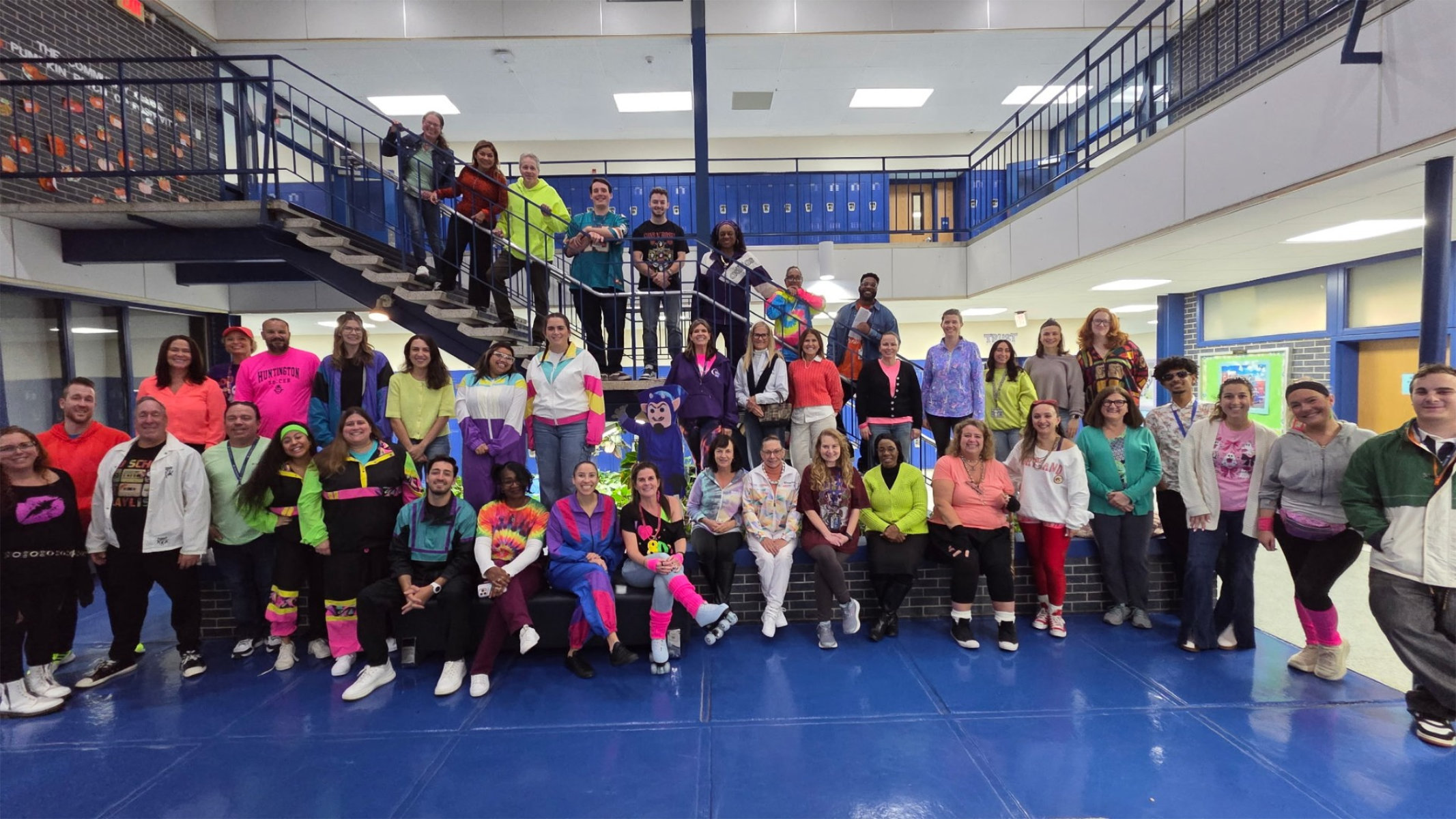 80’s Day at Finley during Underground Spirit Week.