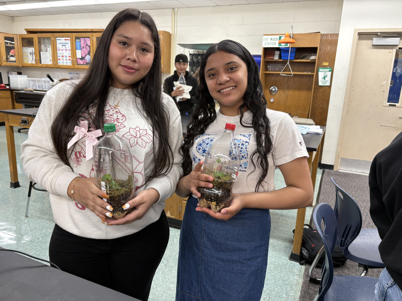  Environmental Science course students created terrariums   