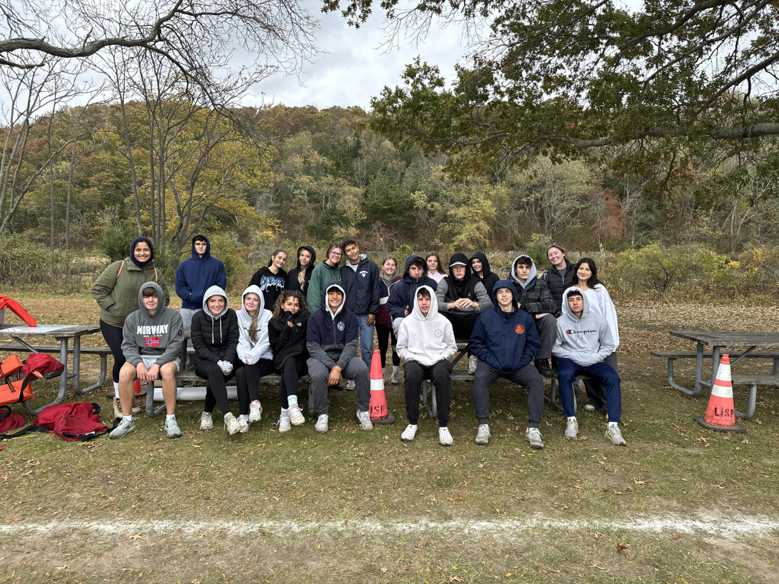  Huntington AP Environmental Science students at Sunken Meadow State Park.  