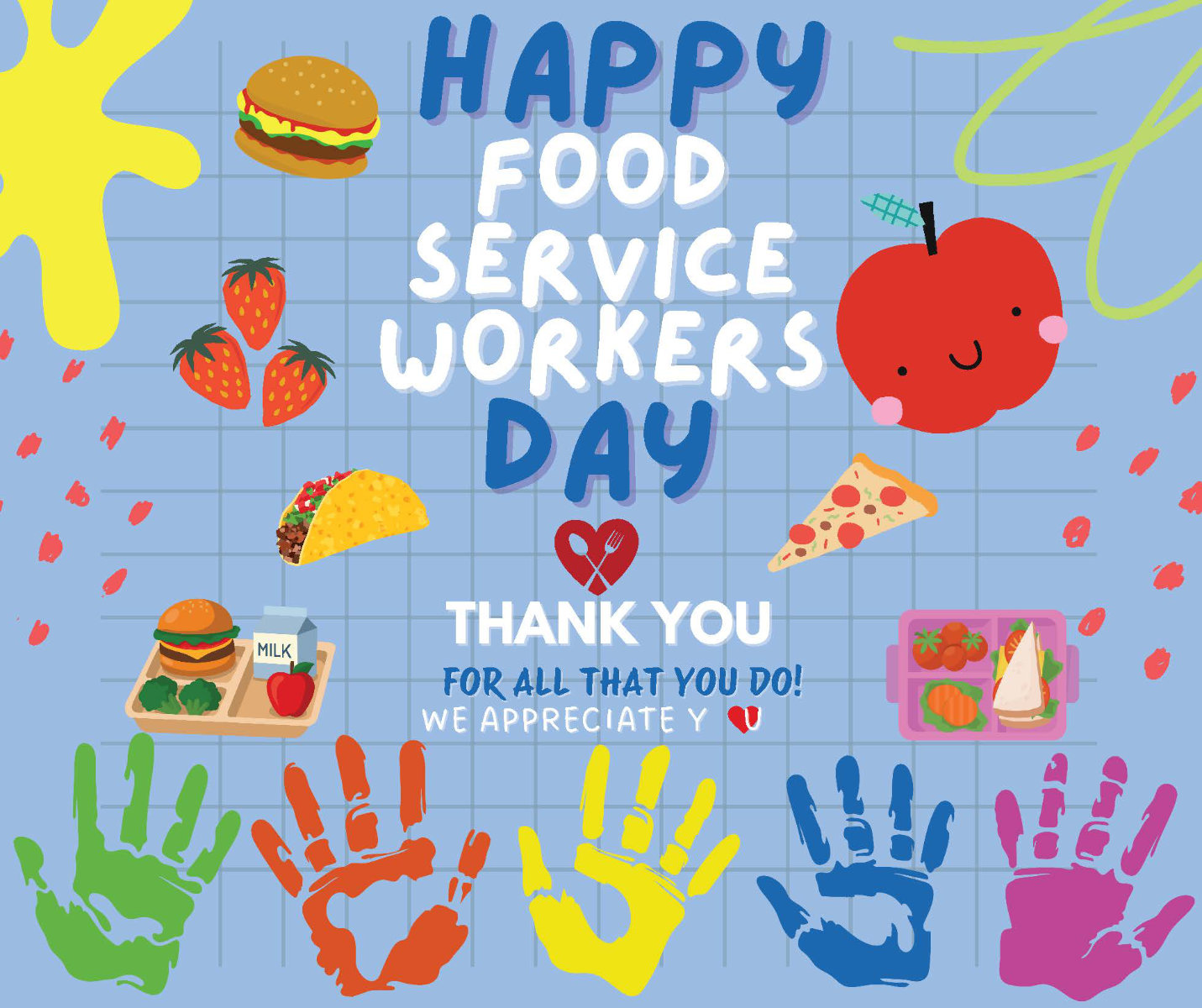  Huntington UFSD celebrated its food service workers this week.  