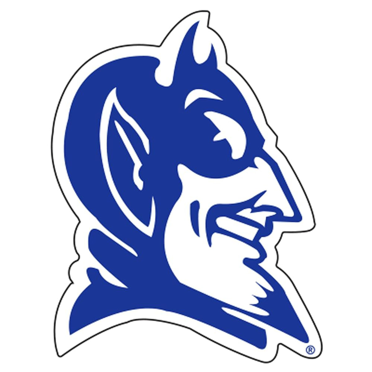  The Duke University Blue Devil logo.  