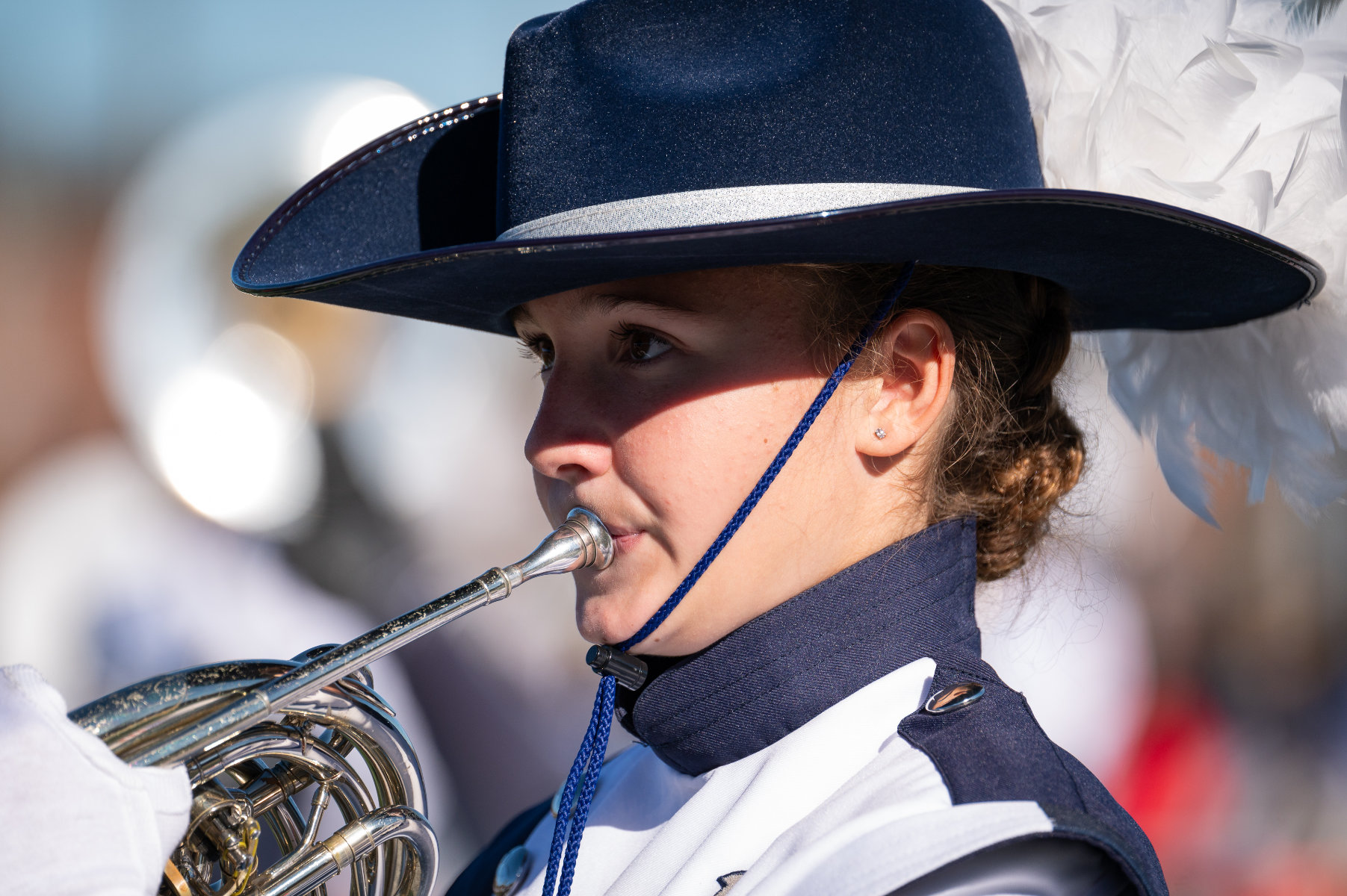  The Huntington Blue Devil marching band is heading into two weeks of camp. (Darin Reed photo.)  