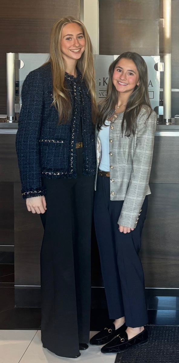  Violet Palacios and Ava Bencivenga are raising $100,000 for charity.  