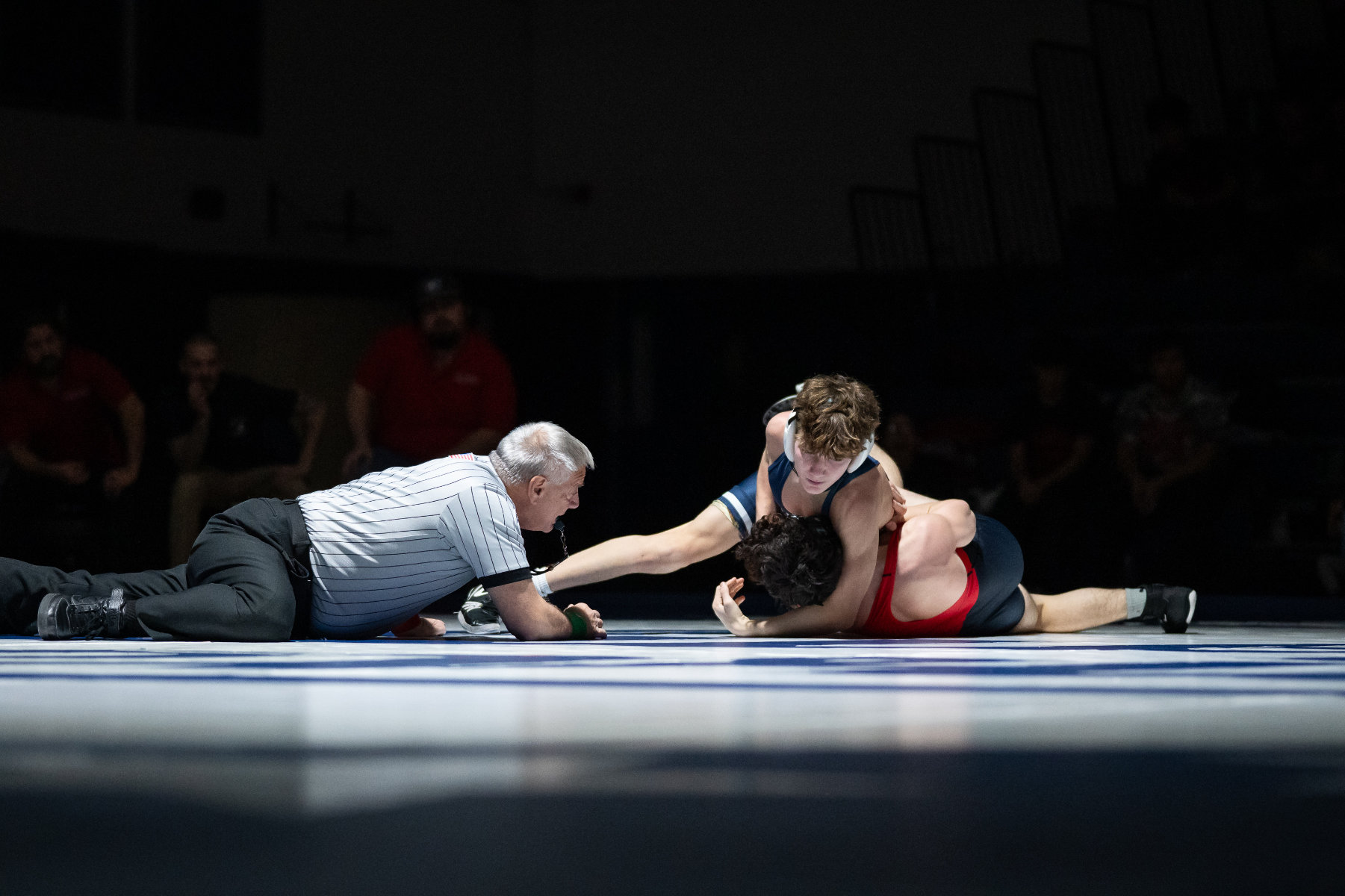 Chris Granito has his opponent in trouble. (Darin Reed photo.)