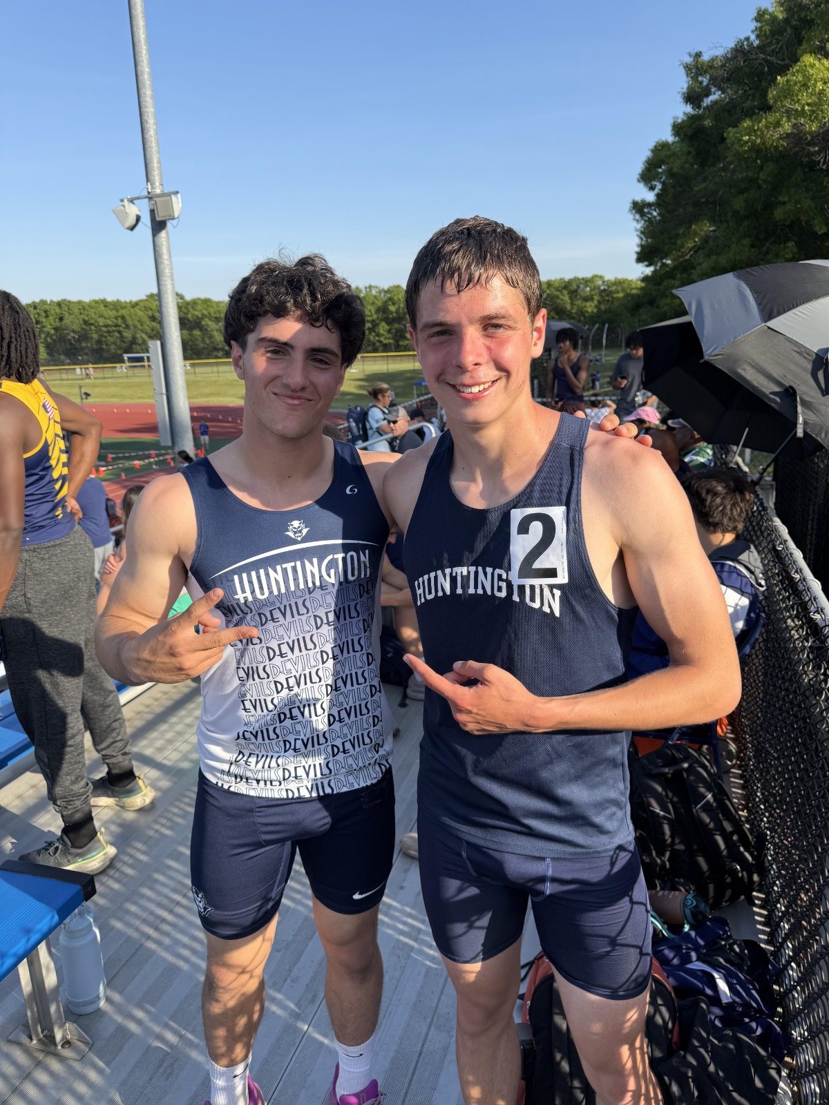  Robert Campbell and Eric Heinz will compete in the state finals of pentathlon.   